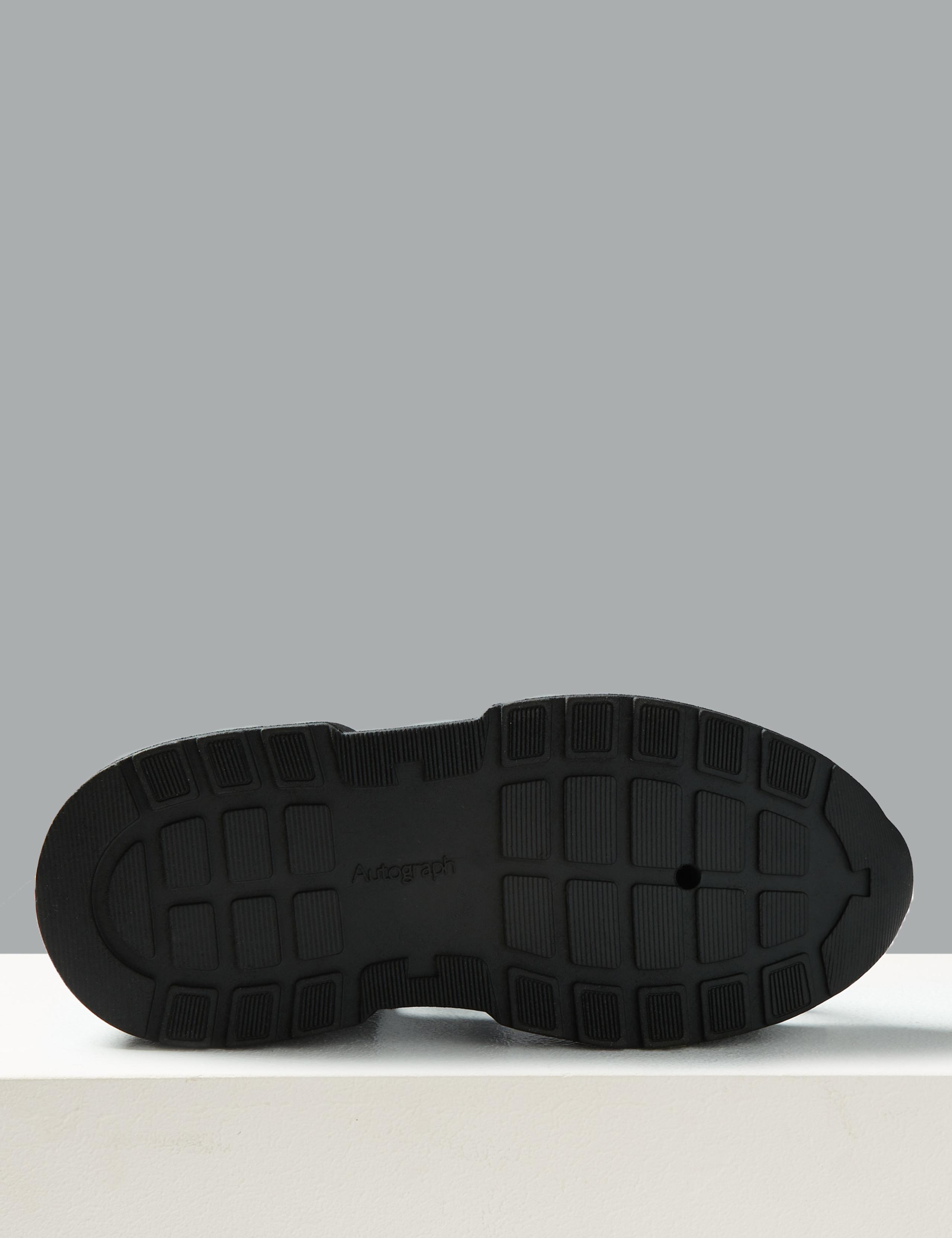 Leather Flatform Two Band Sandals 4 of 4