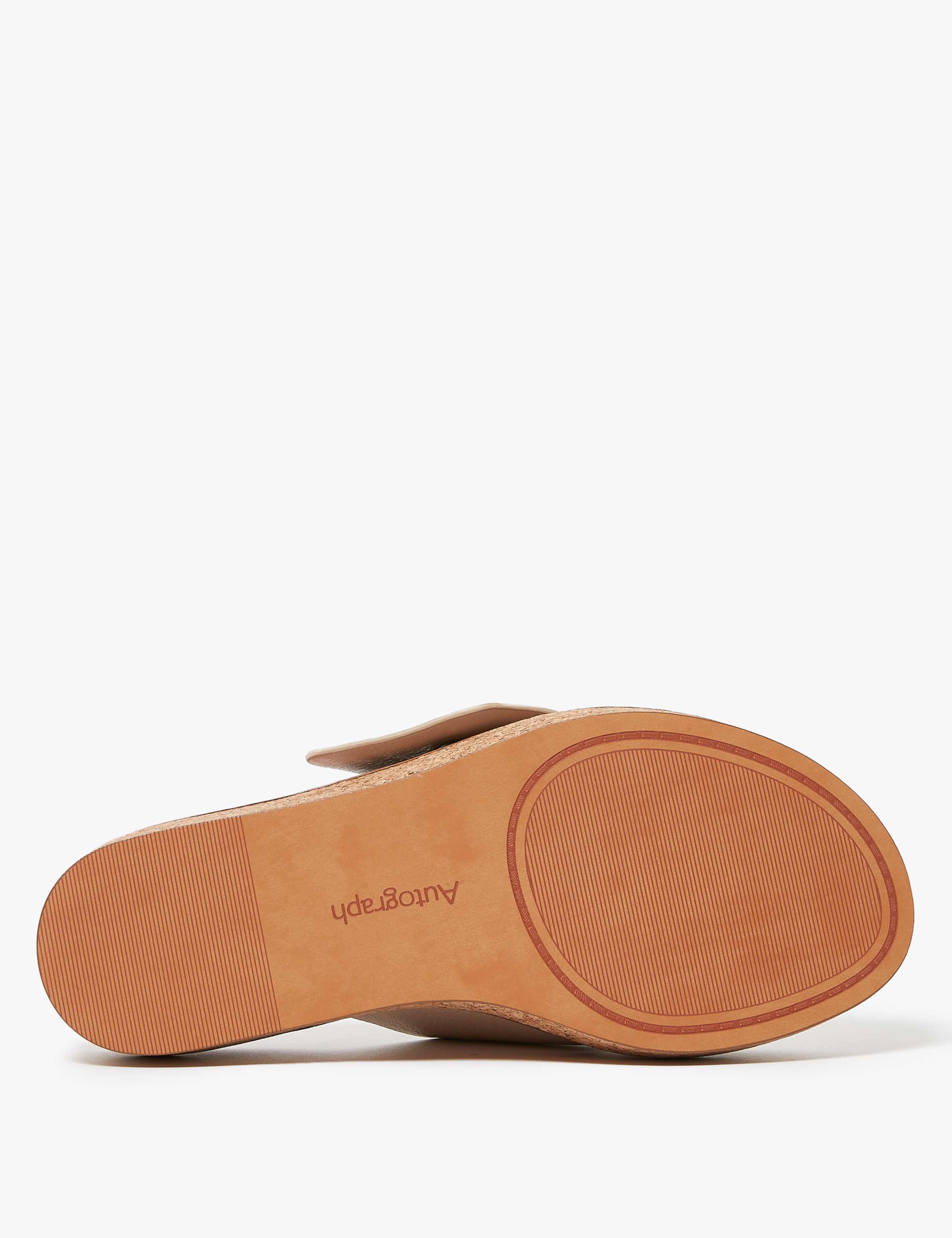 Leather Ring Detail Footbed Sandals 5 of 5