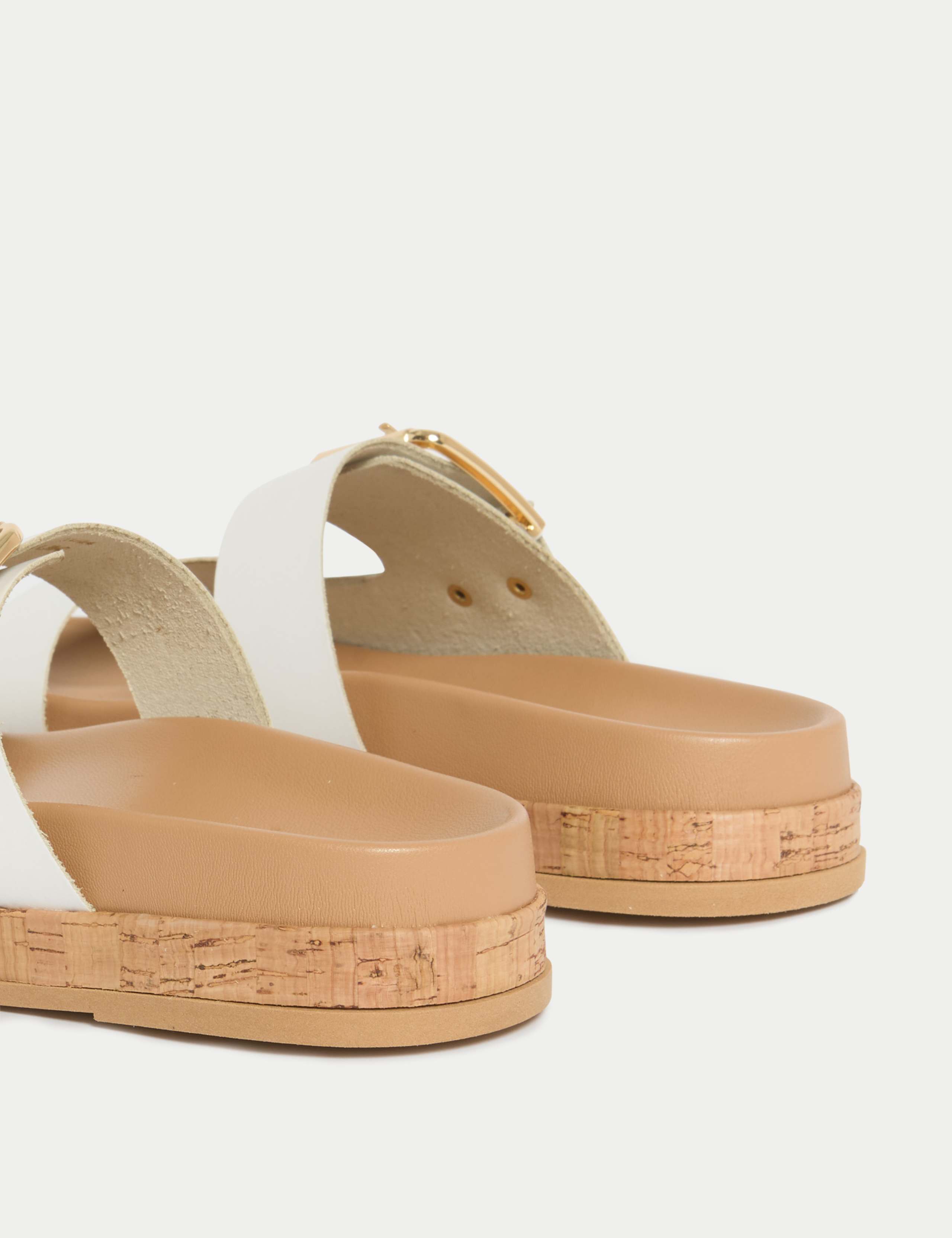 Leather Buckle Footbed Sandals 3 of 3