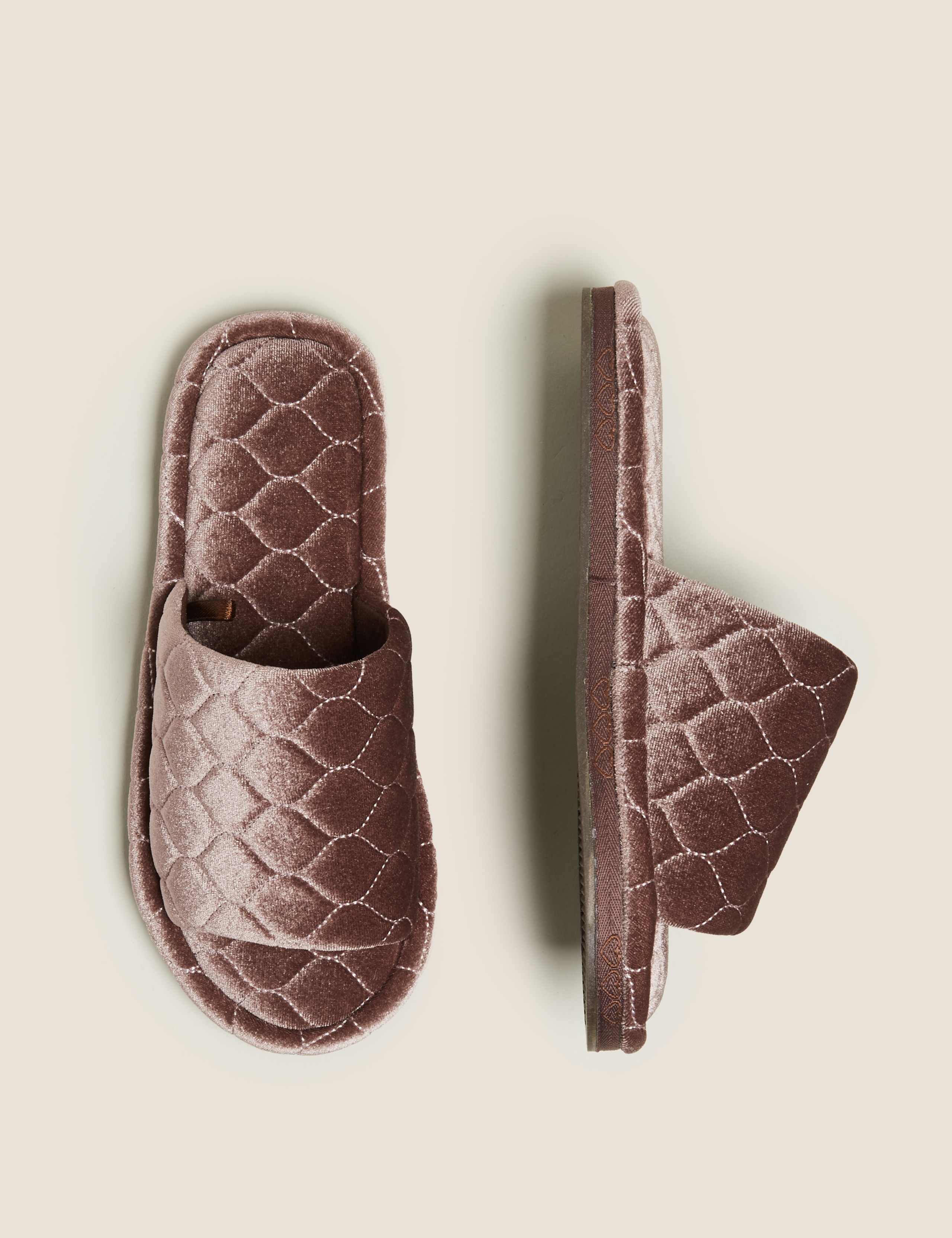 Open Toe Mule Slippers 2 of 5