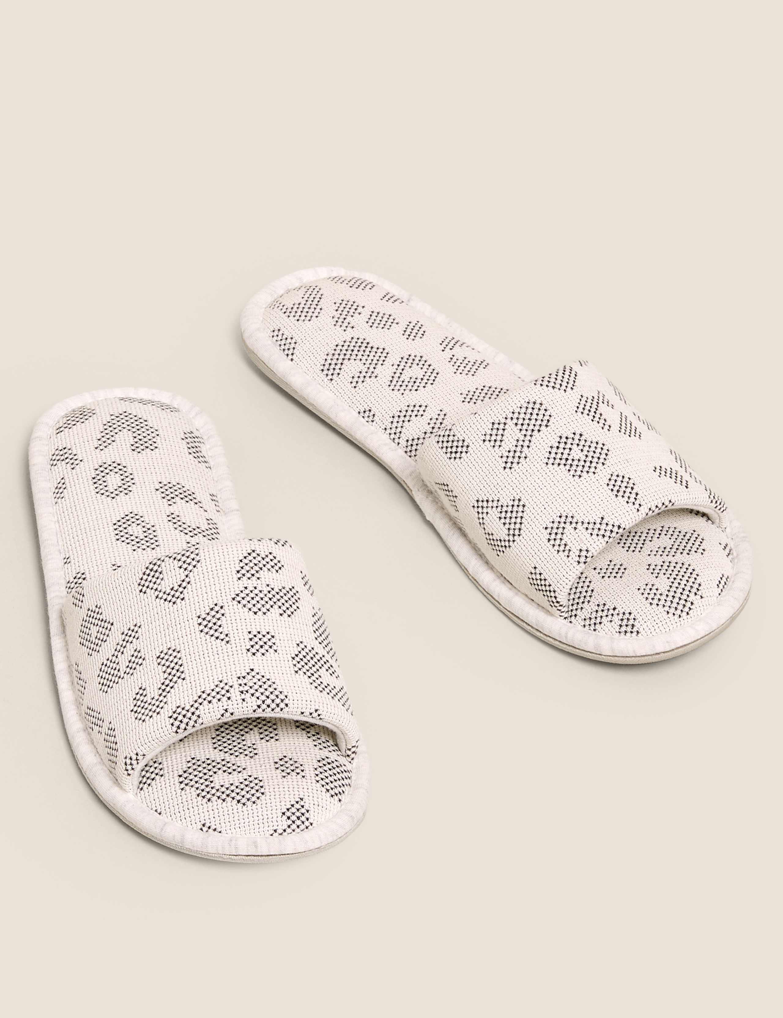 Open Toe Mule Slippers 2 of 5