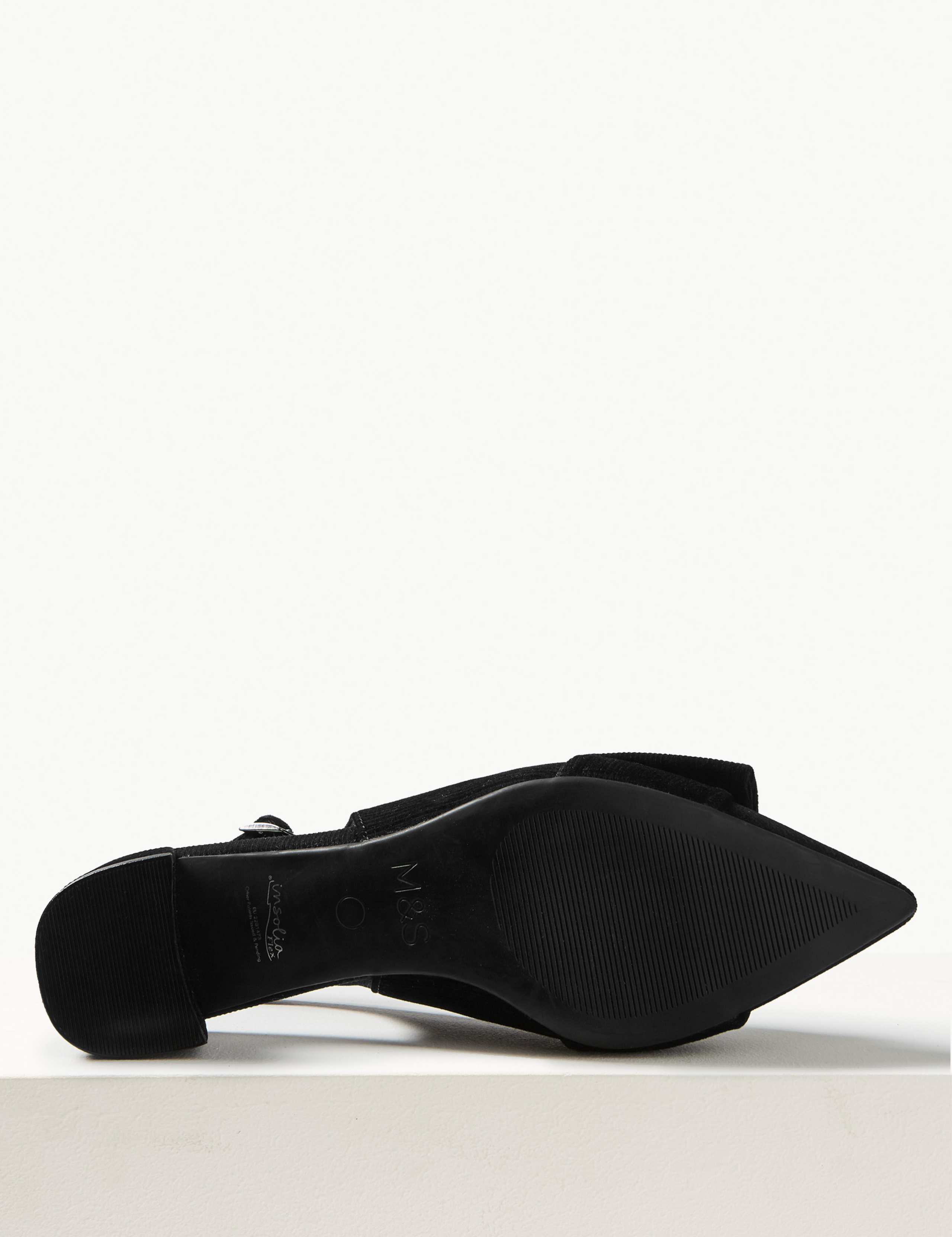 Jewel Block Heel Slingback Court Shoes 6 of 6