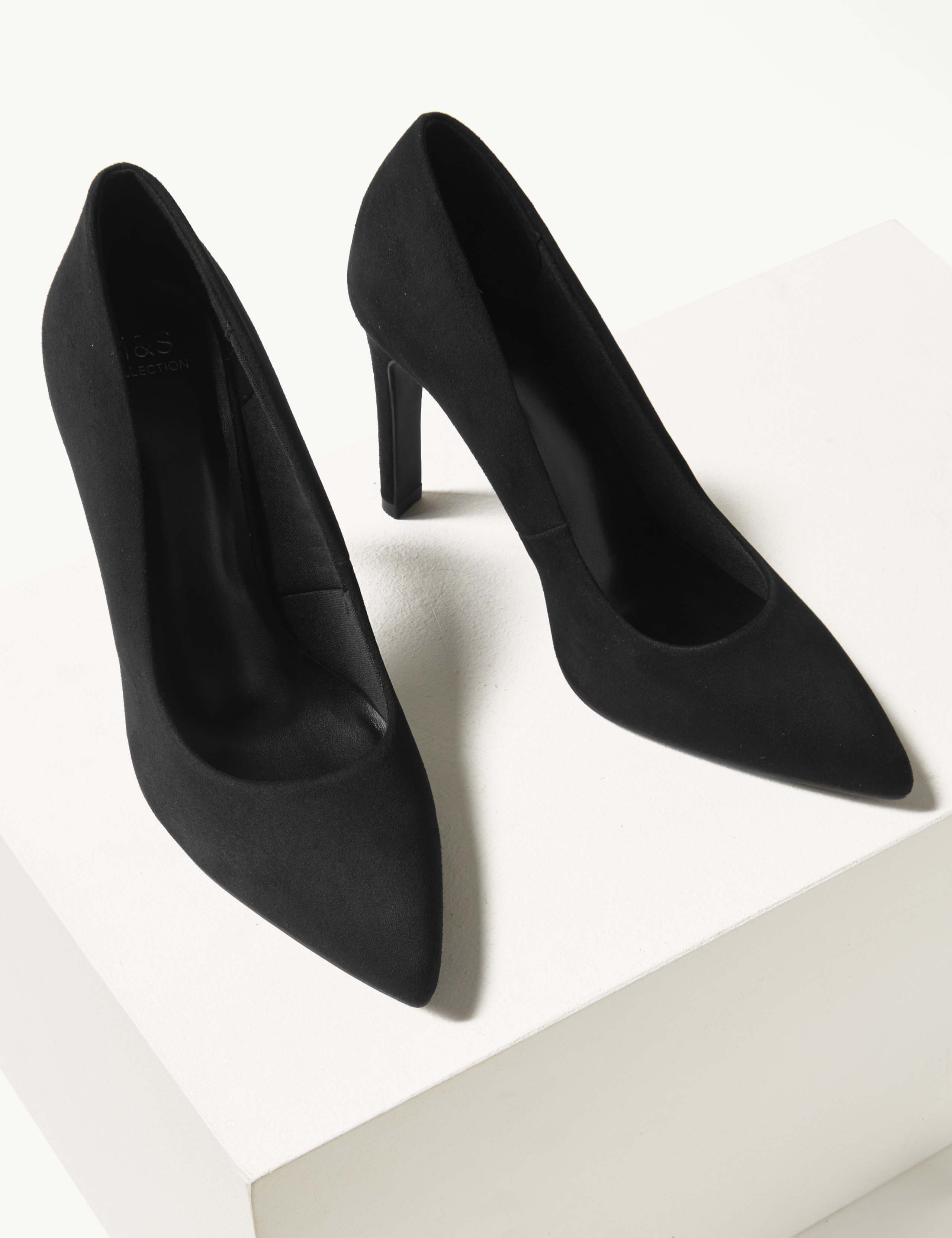 Stiletto Heel Pointed Toe Court Shoes 3 of 5