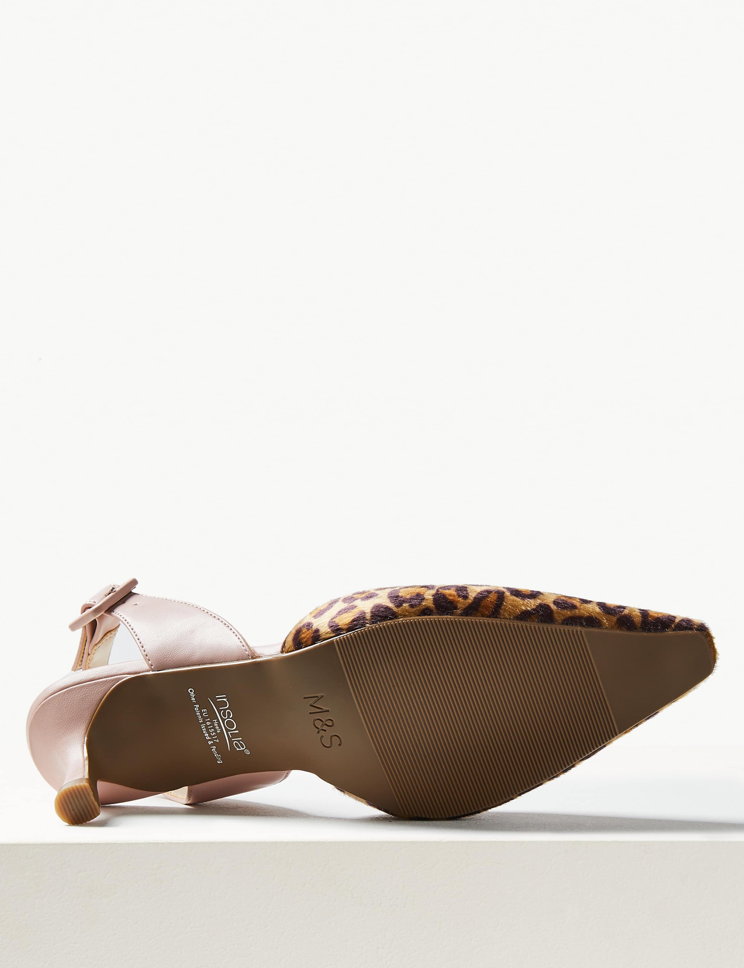 Animal Print Kitten Heel Slingback Shoes 5 of 5