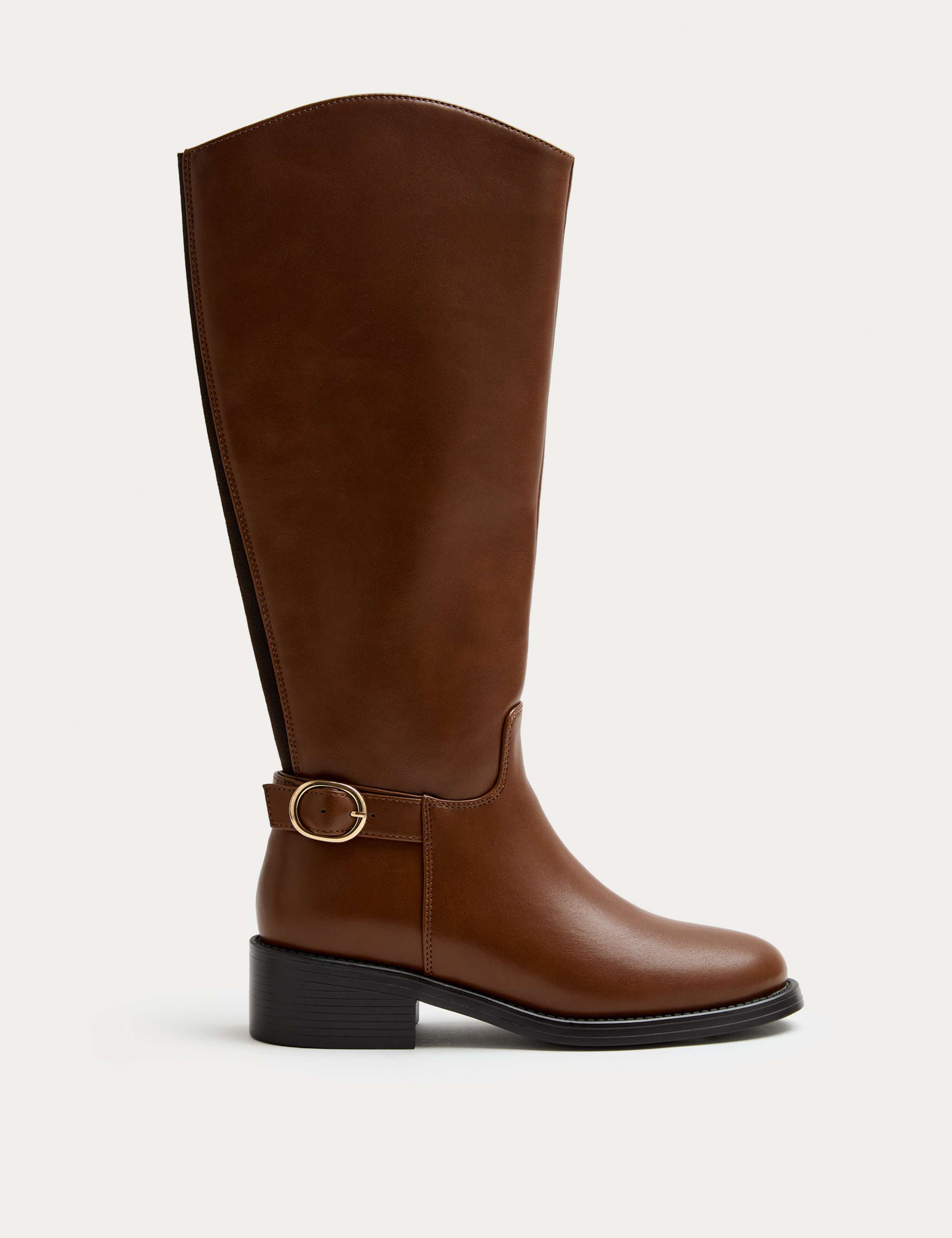 Buckle Knee High Riding Boot 2 of 3