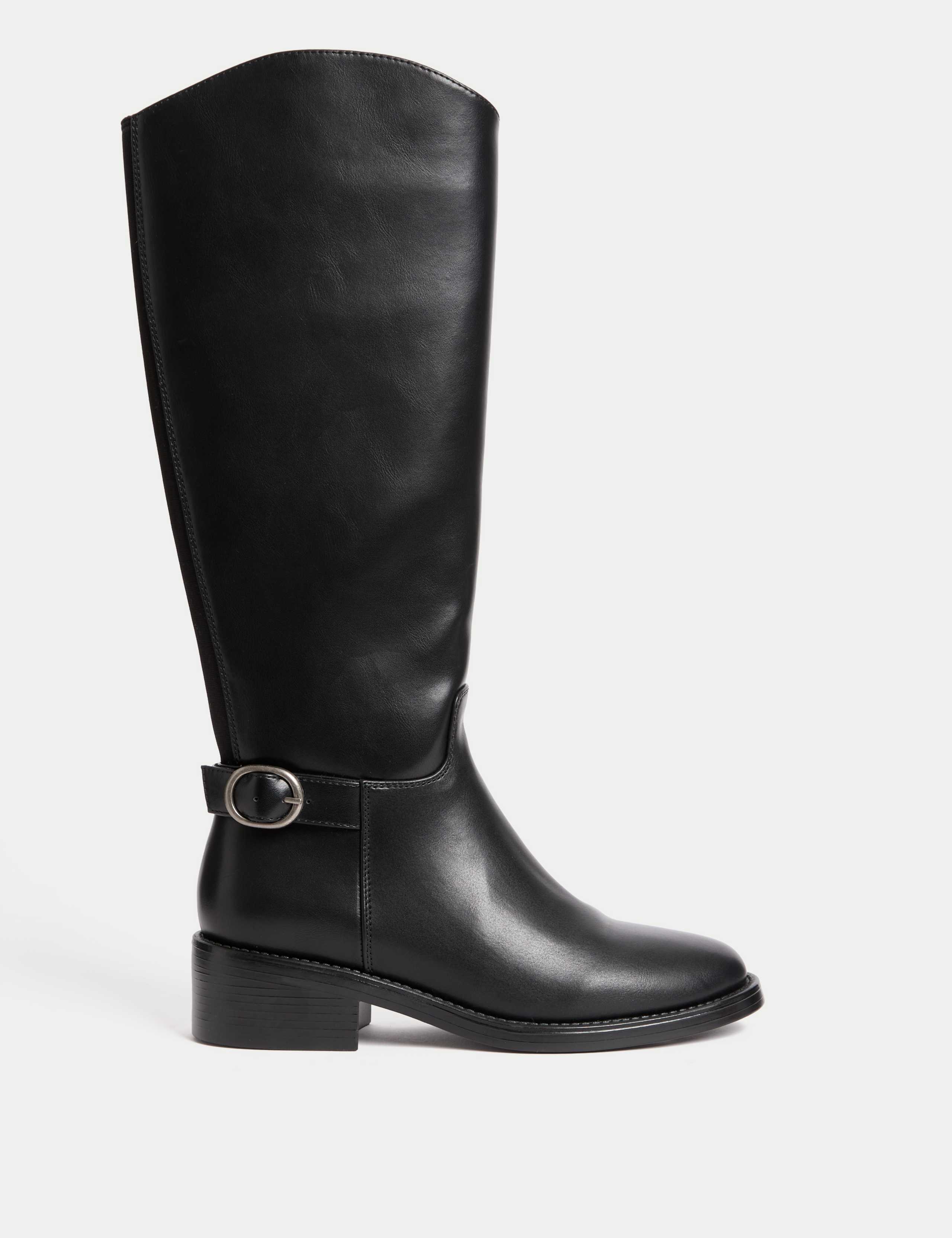 Buckle Knee High Riding Boot 1 of 3
