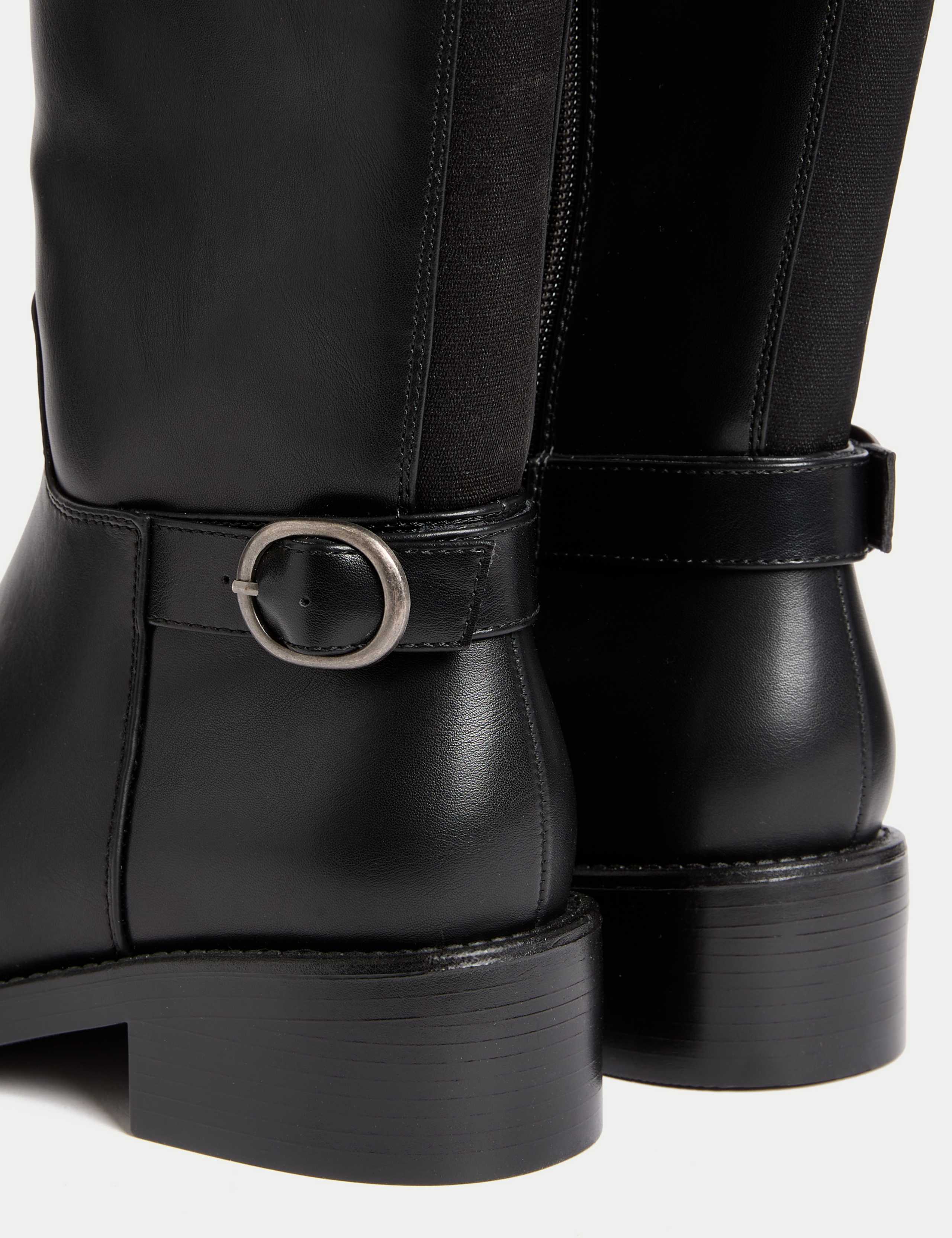 Buckle Knee High Riding Boot 3 of 3