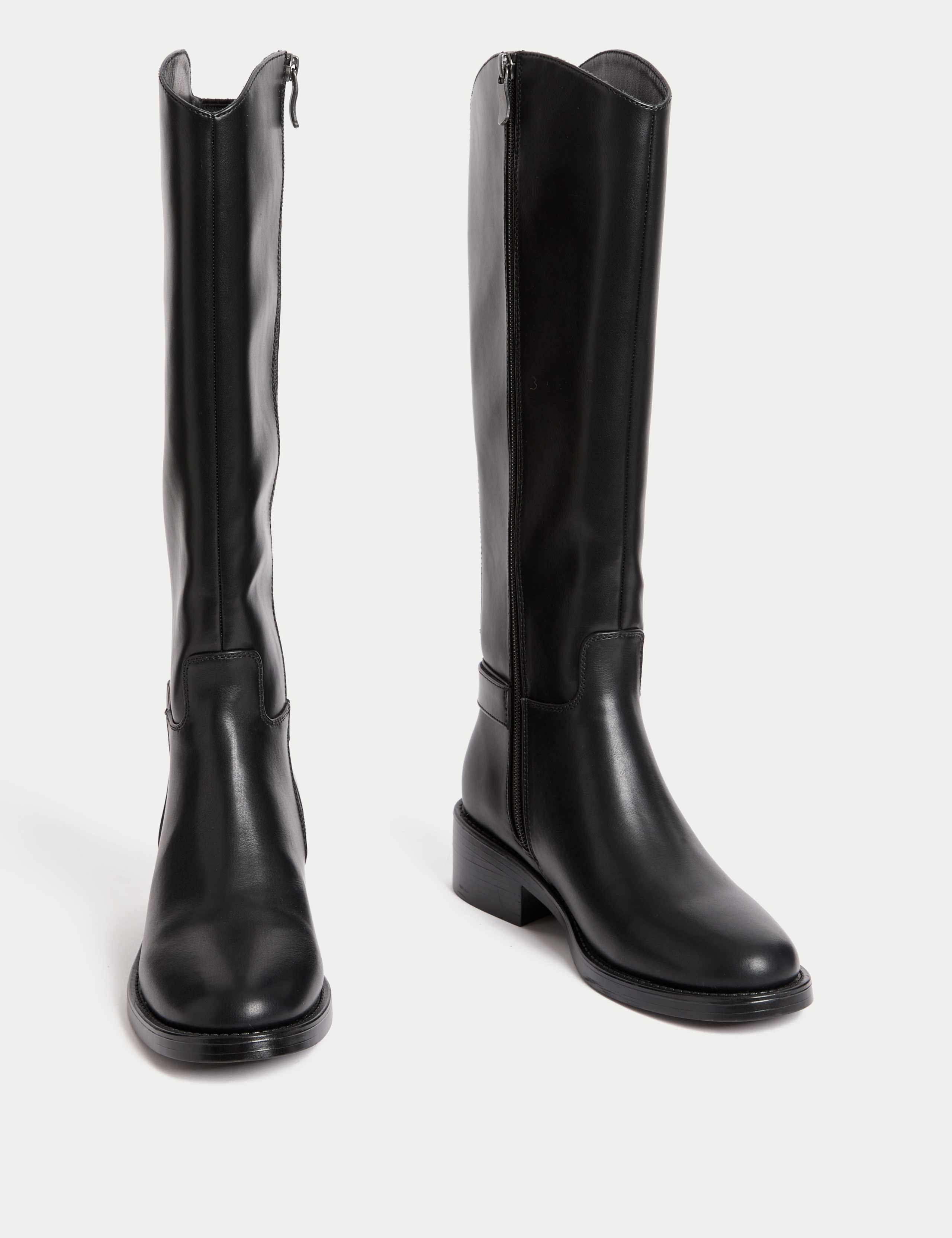 Buckle Knee High Riding Boot 2 of 3