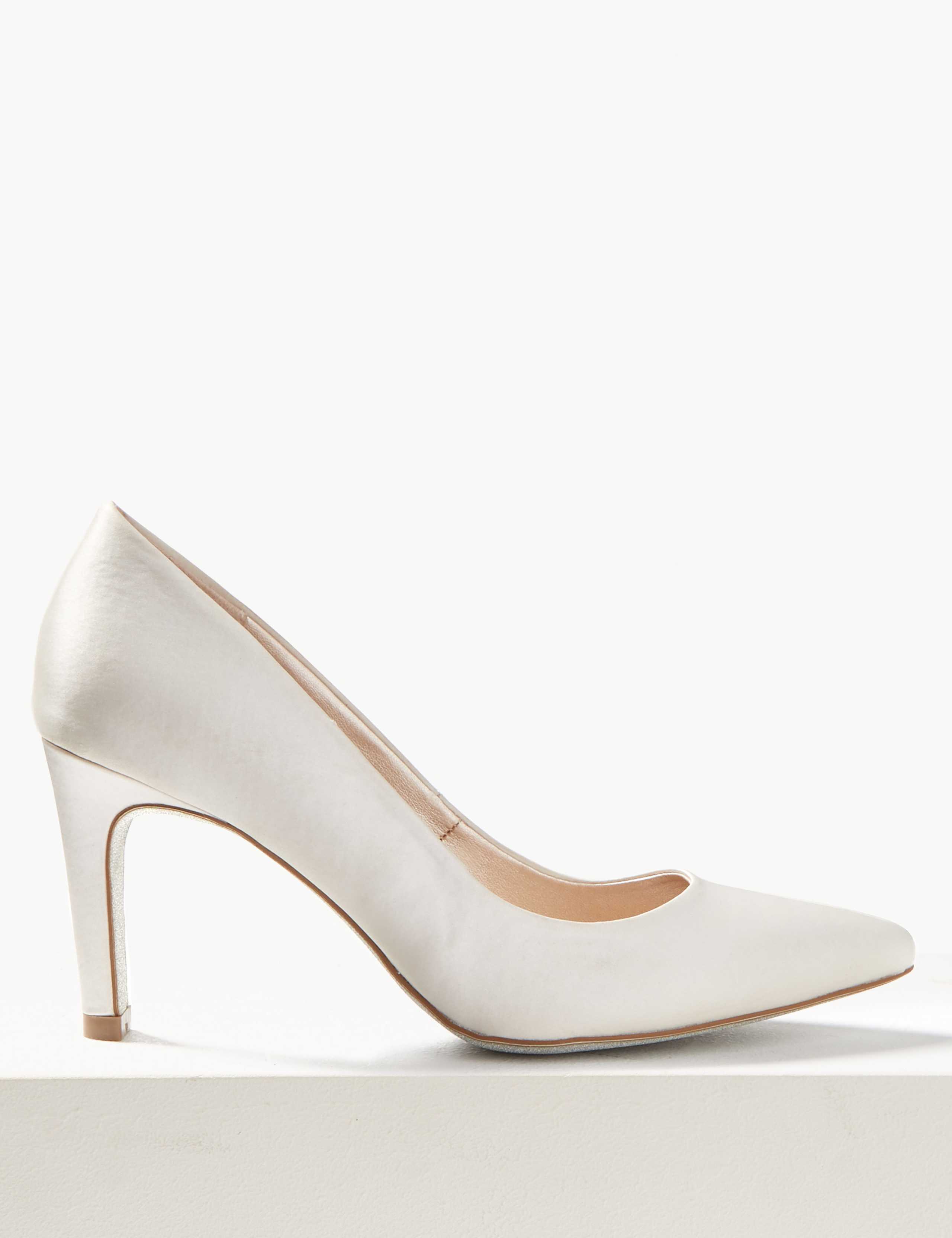 Stiletto Heel Pointed Toe Court Shoes 2 of 5