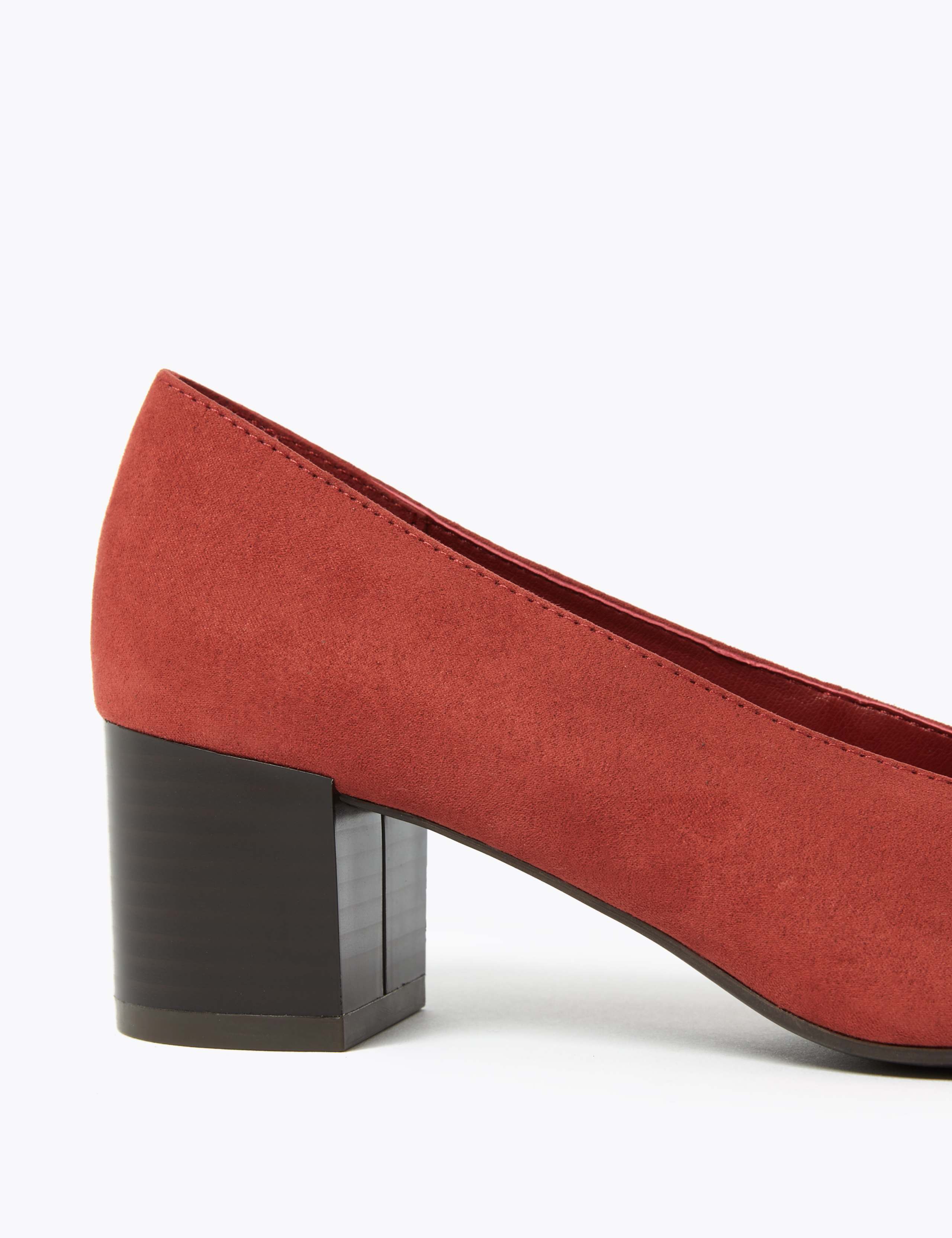 Block Heel Court Shoes 4 of 5