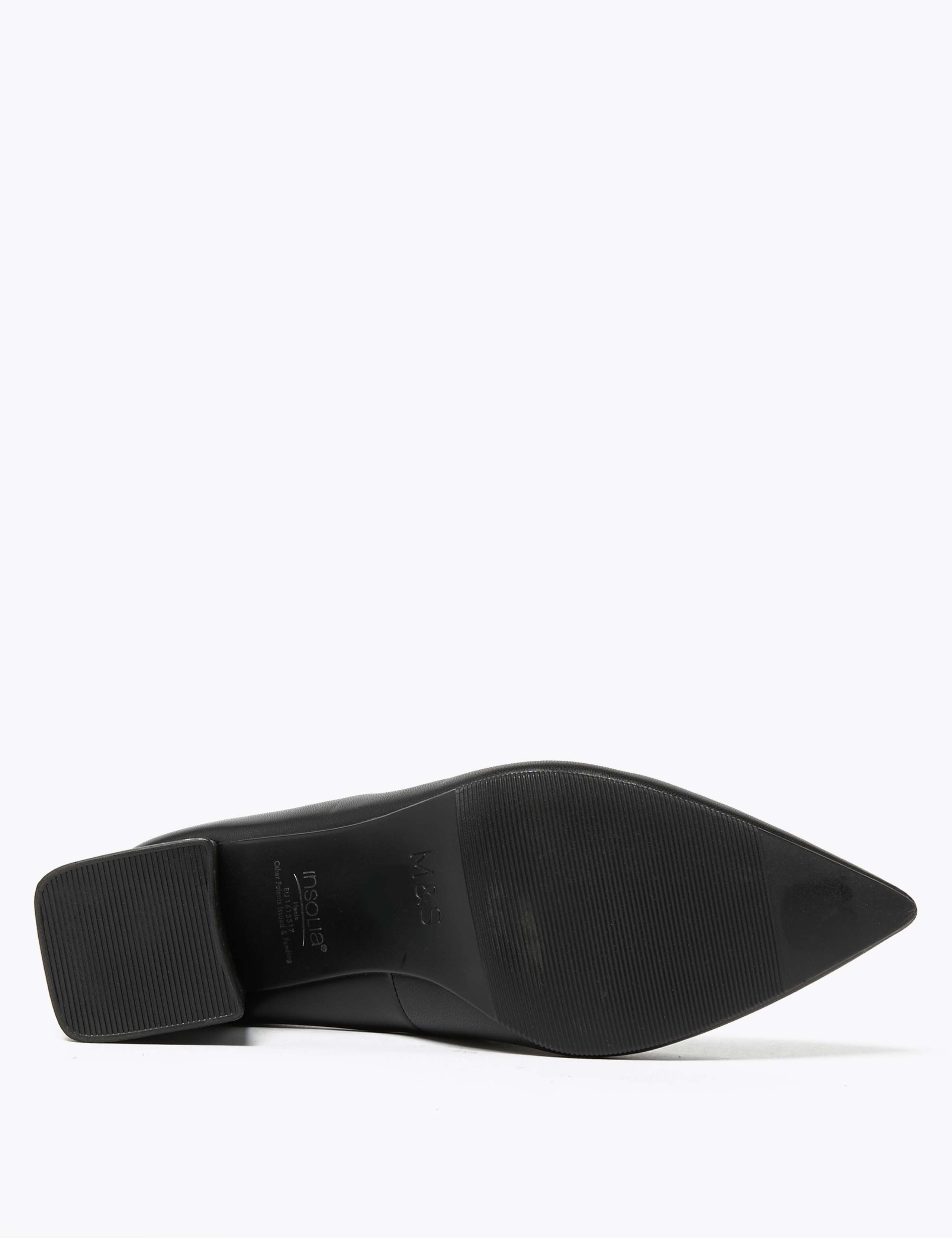 Block Heel Pointed Court Shoes 5 of 5