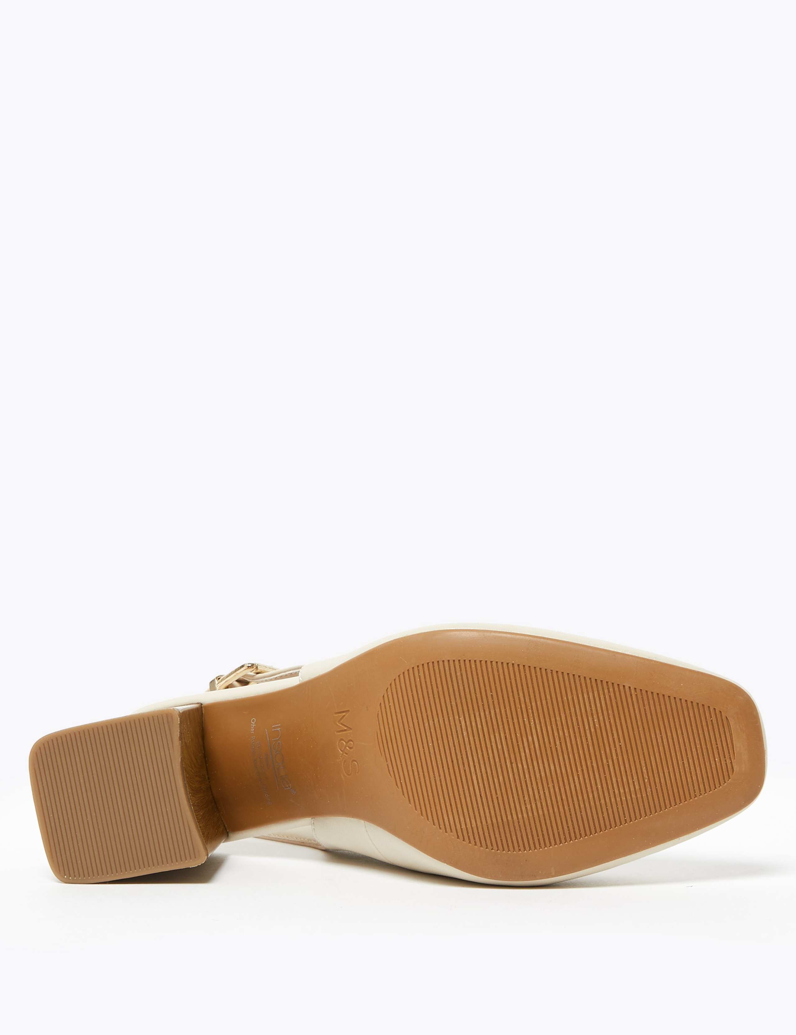 Block Heel Square Toe Slingback Shoes 4 of 4