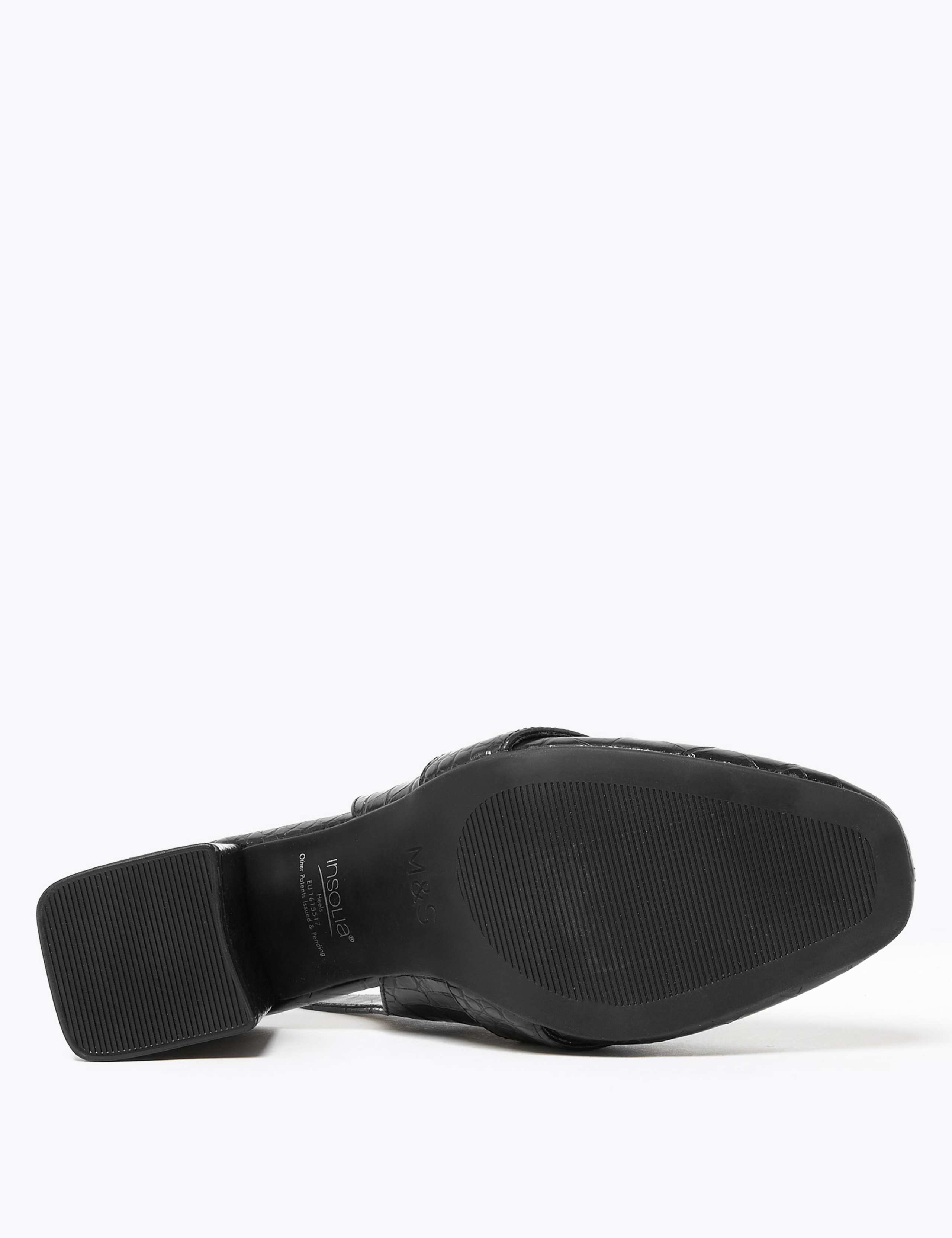 Block Heel Square Toe Slingback Shoes 5 of 5
