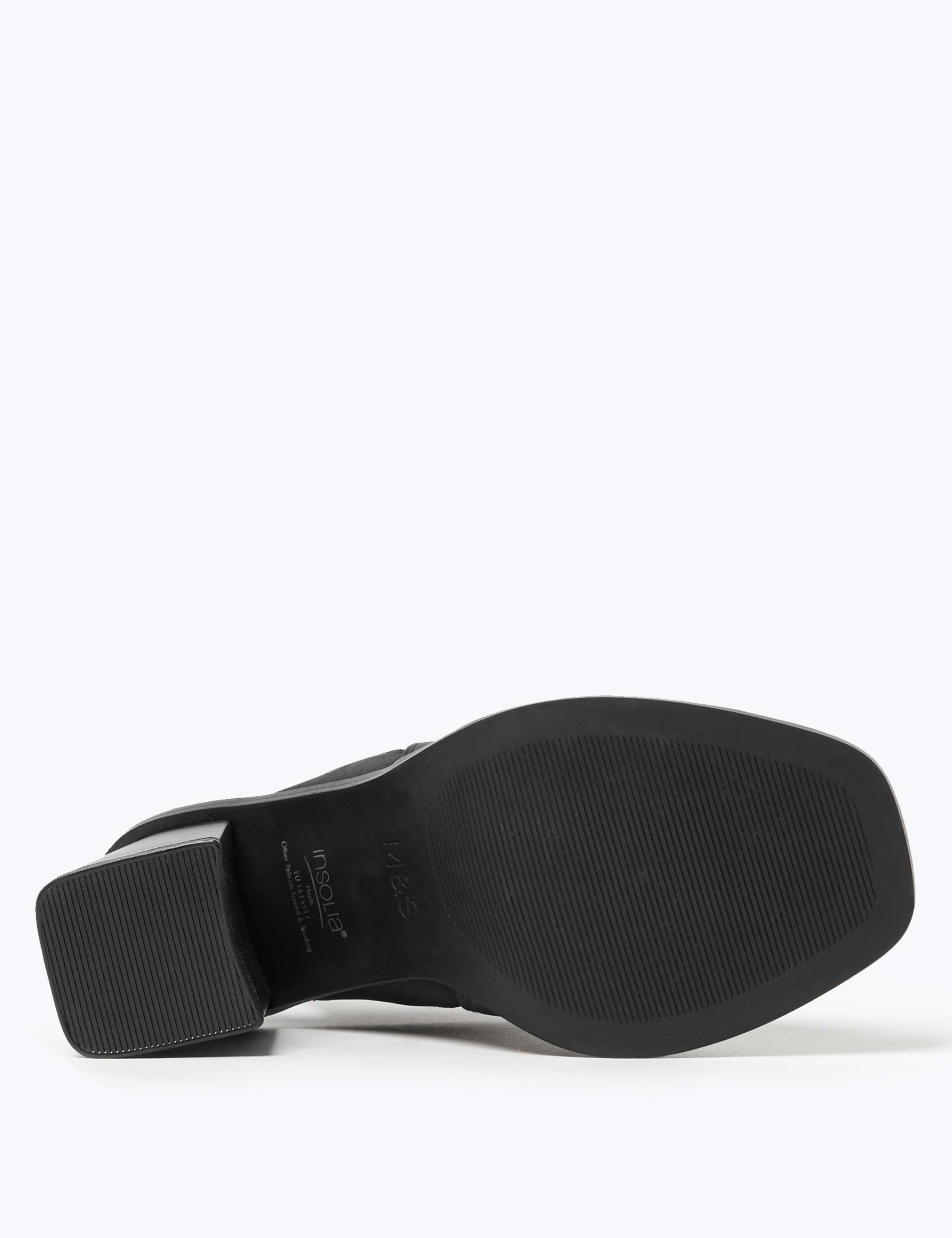 Block Heel Open Toe Shoe Boots 5 of 5