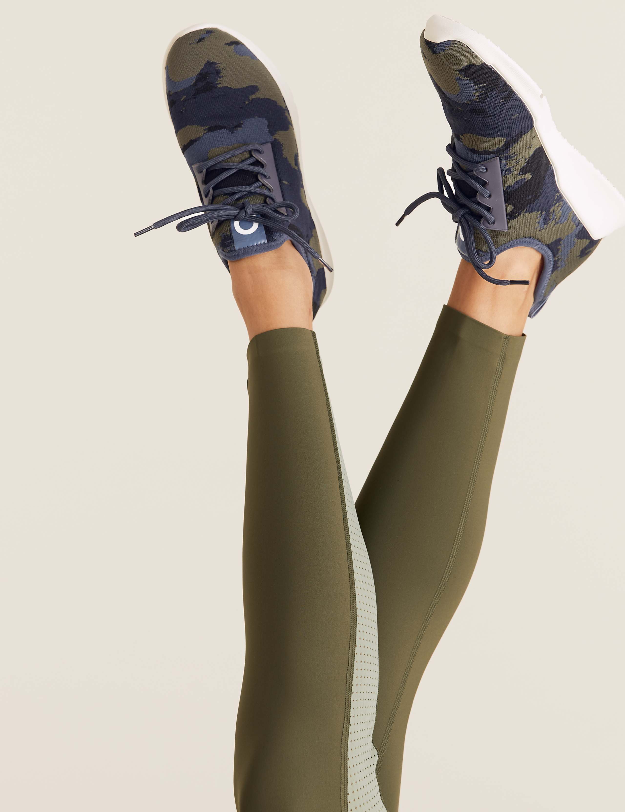 Lace Up Knitted Trainers 2 of 5