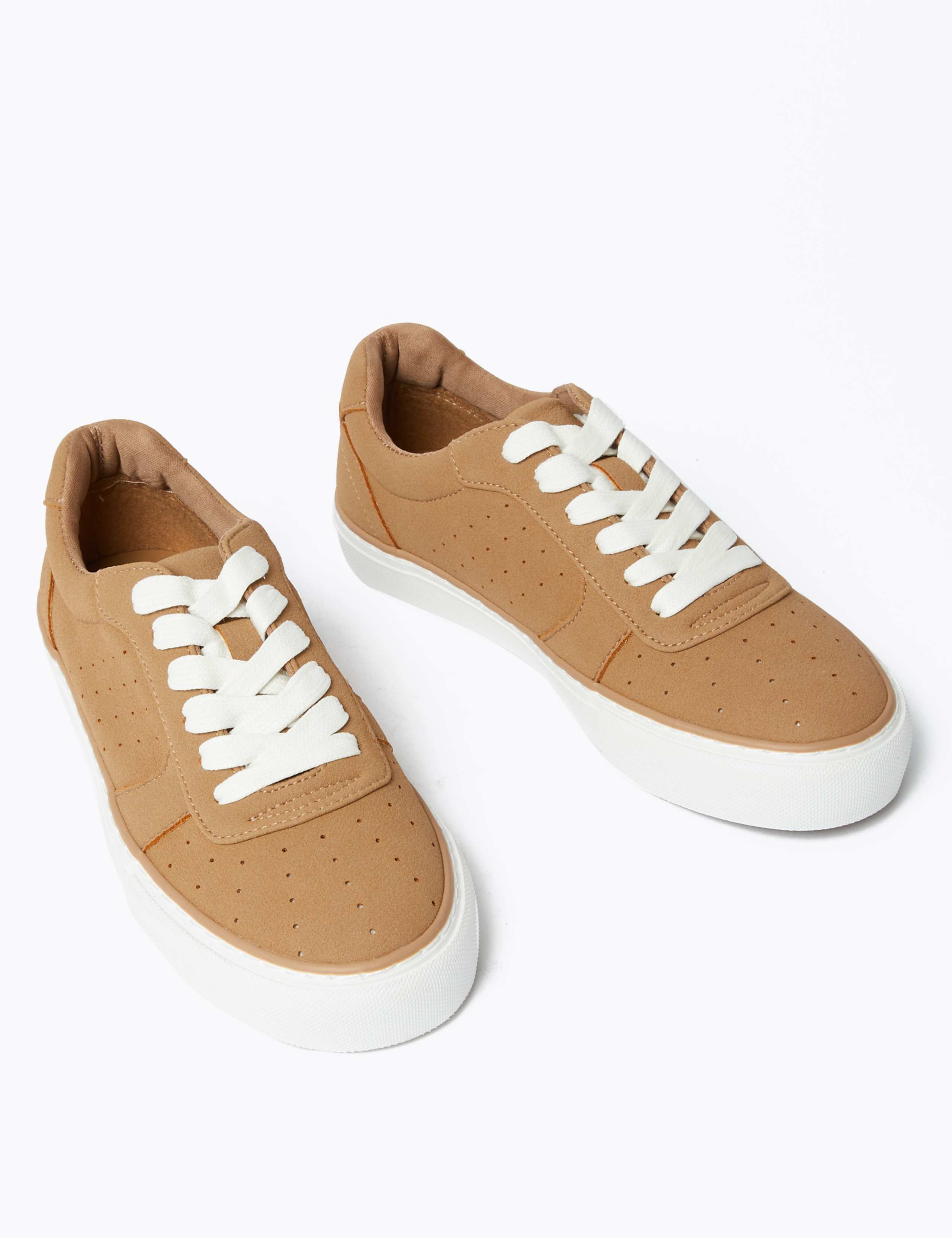 Lace Up Perforated Trainers 3 of 7