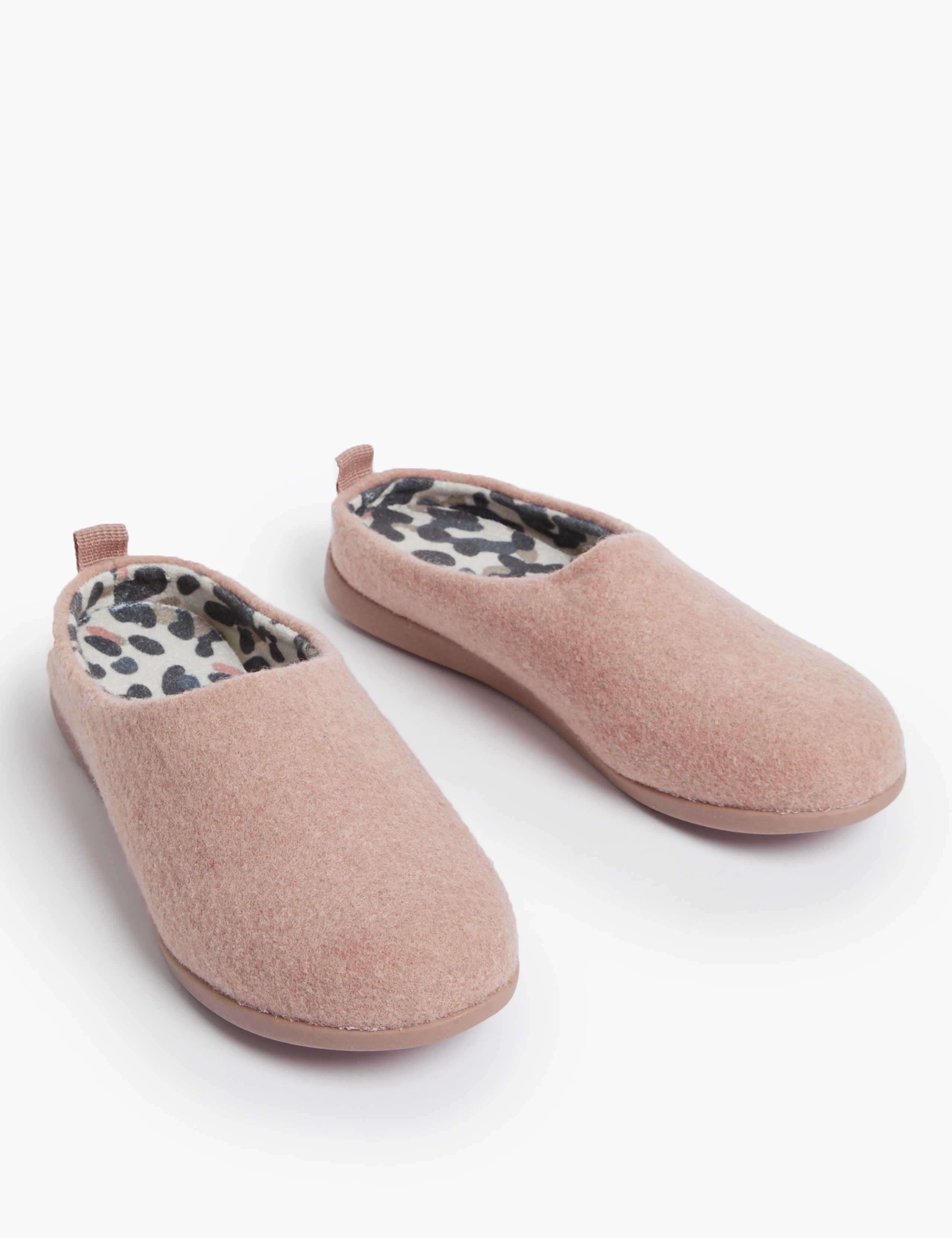 Felt Mule Slippers with Secret Support 2 of 4