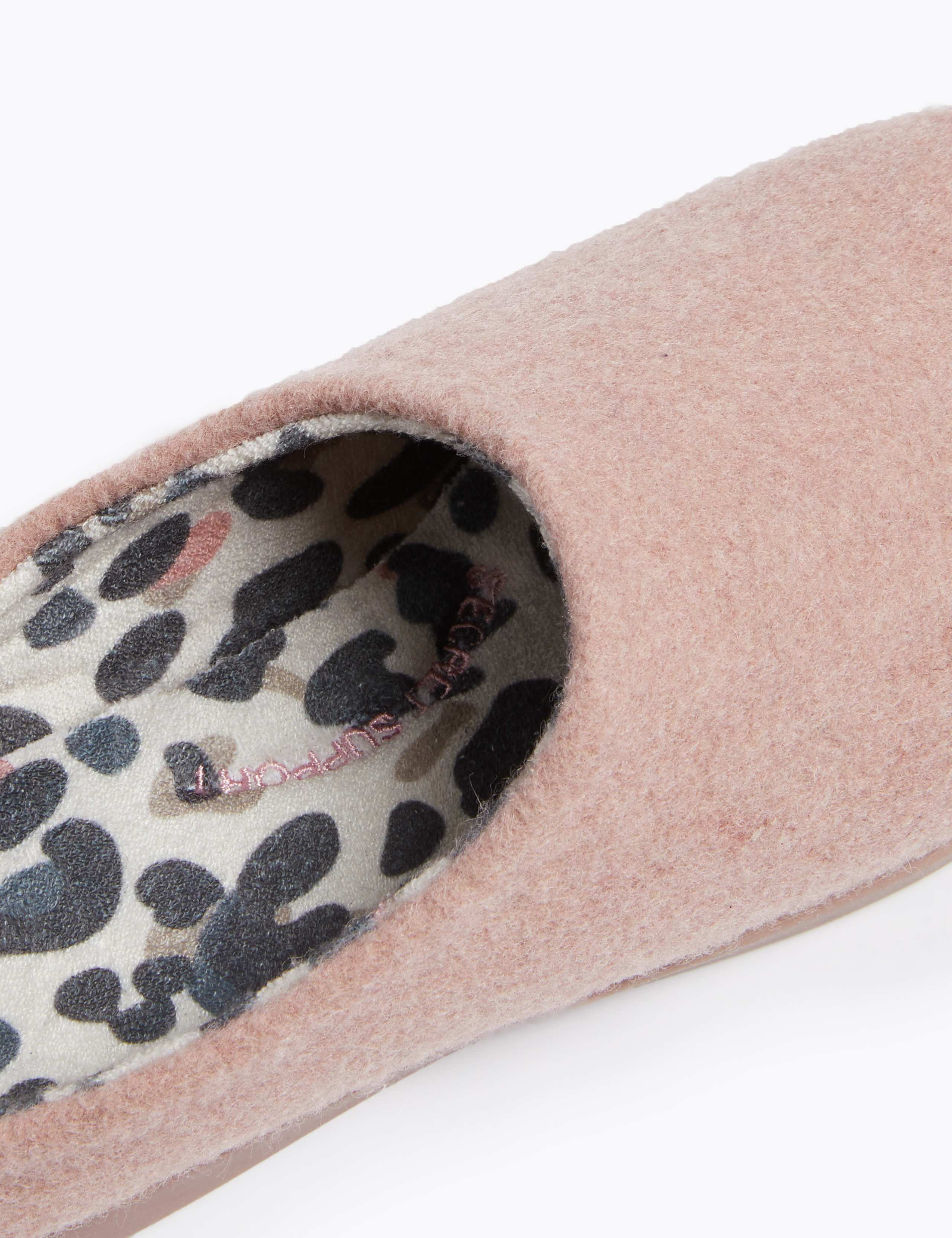 Felt Mule Slippers with Secret Support 3 of 4