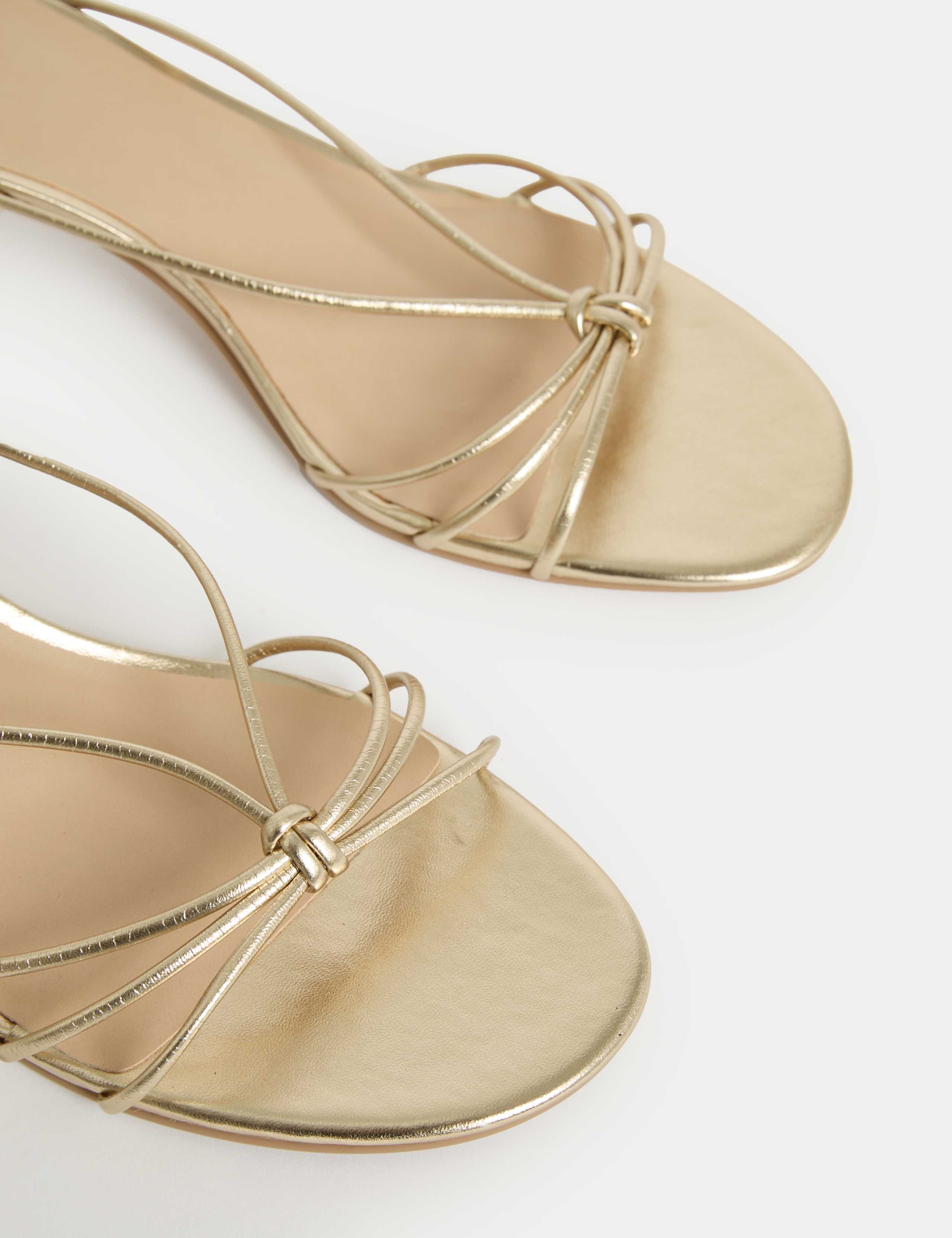 Buckle Strappy Stiletto Heel Sandals 3 of 3