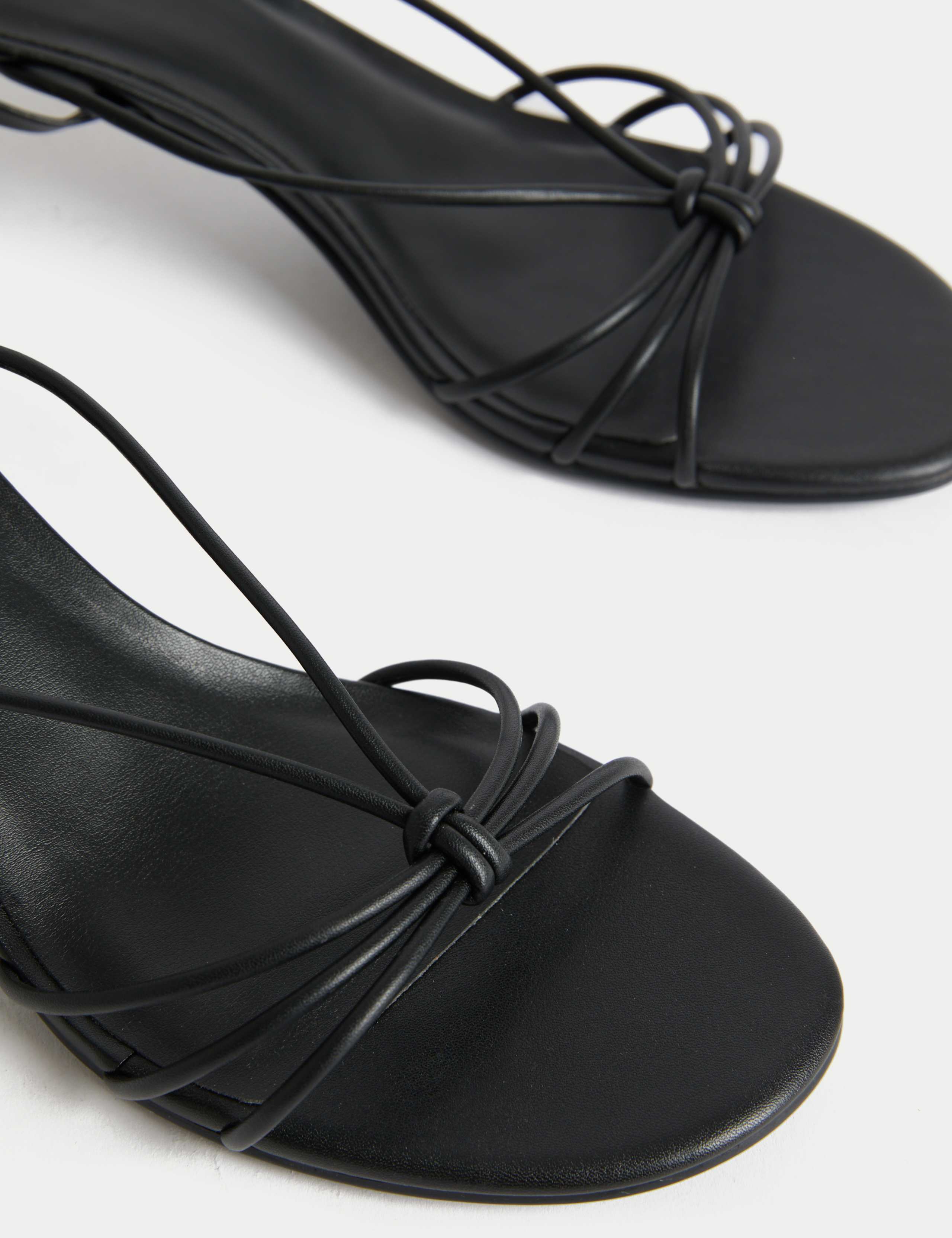 Buckle Strappy Stiletto Heel Sandals 3 of 3
