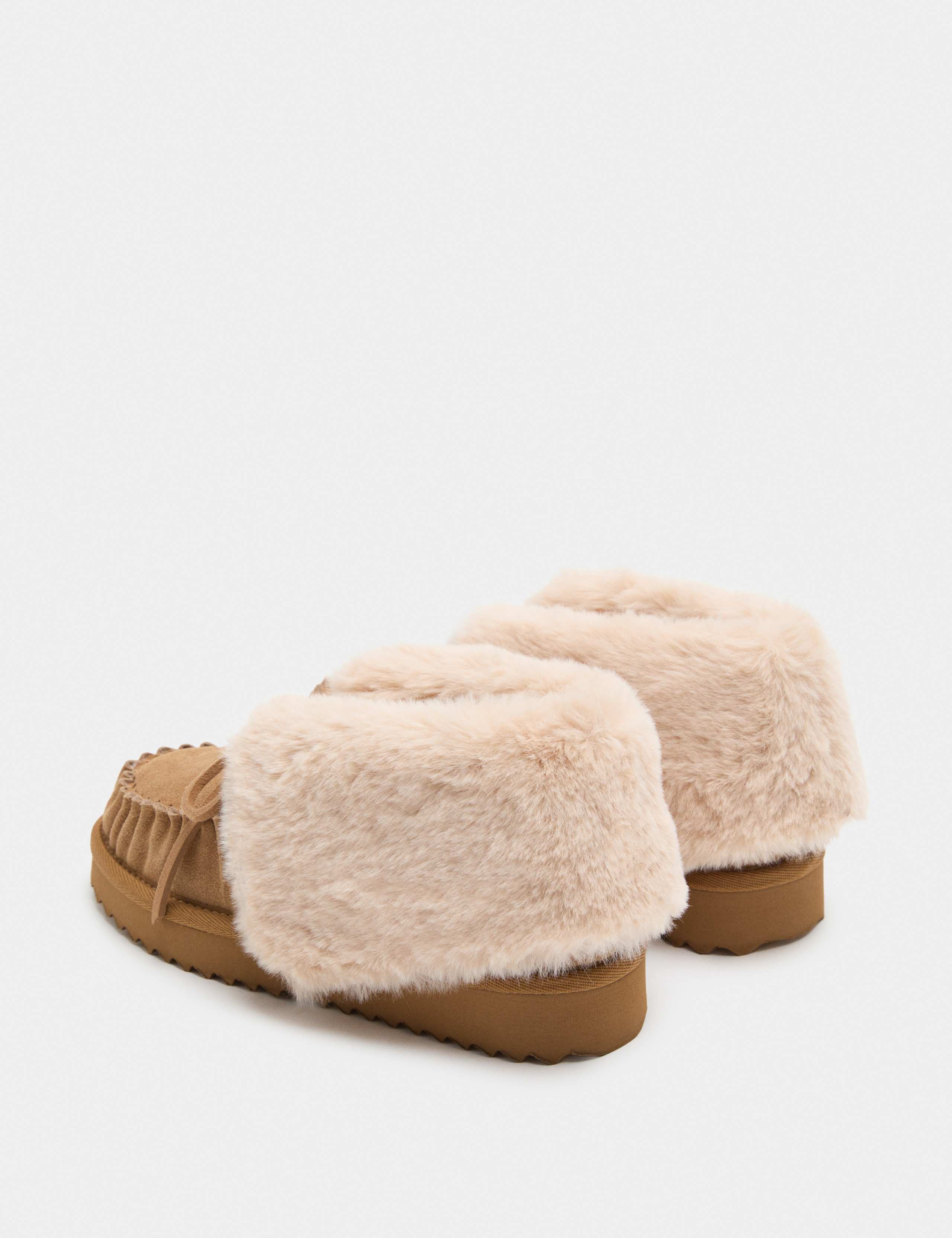 Suede Bow Slipper Boots 3 of 3