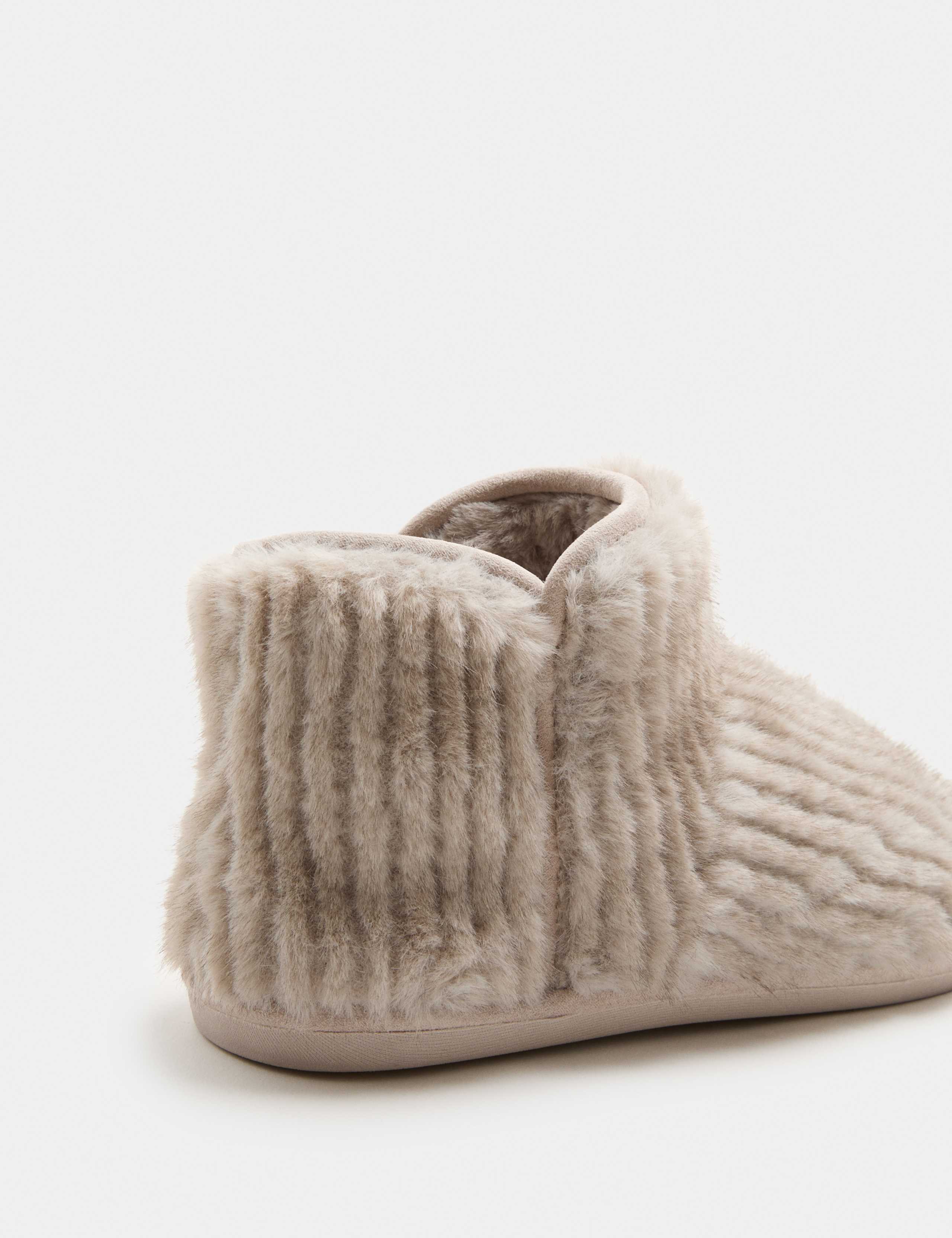 Faux Fur Slipper Boots 3 of 3