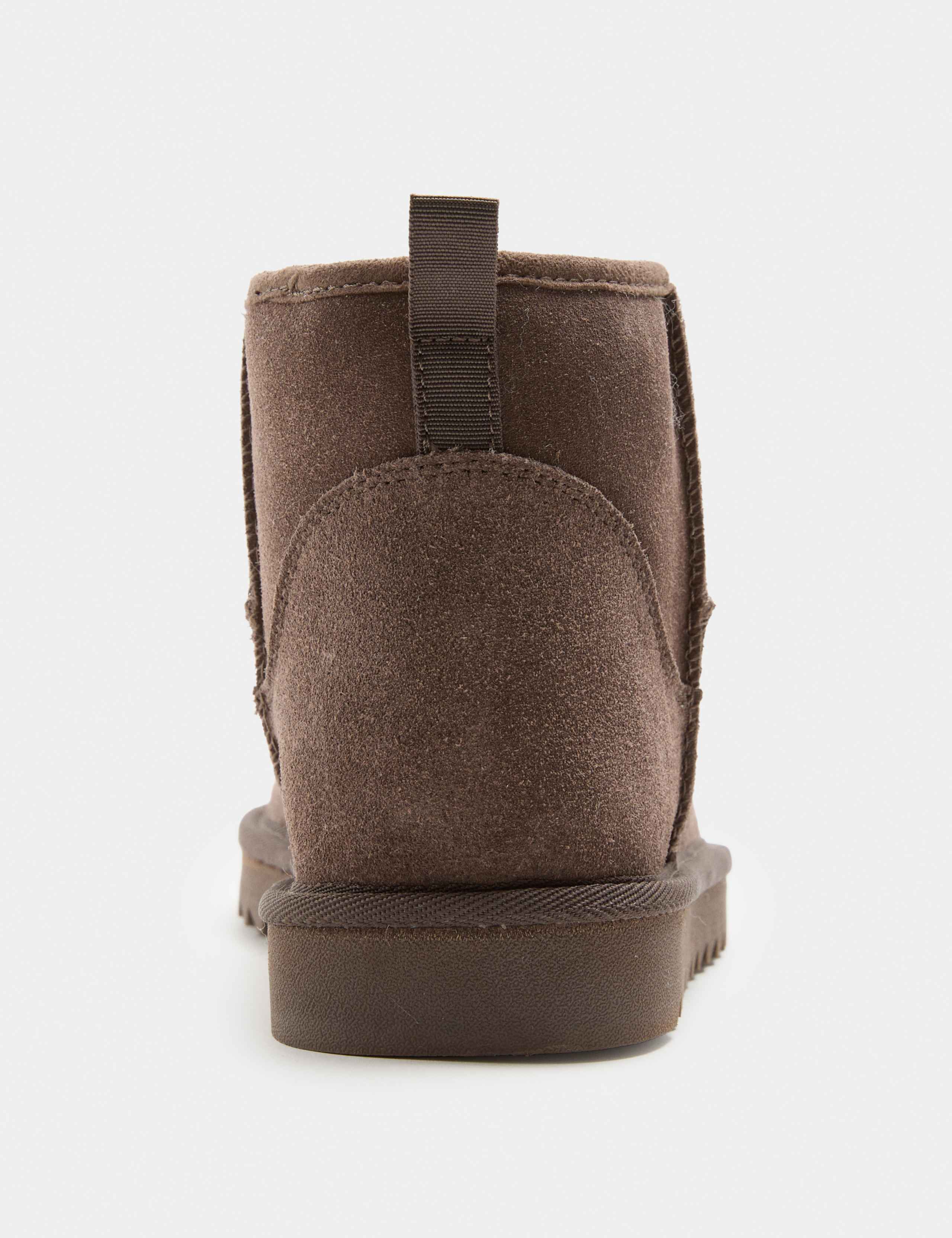 Suede Flatform Slipper Boots 3 of 3