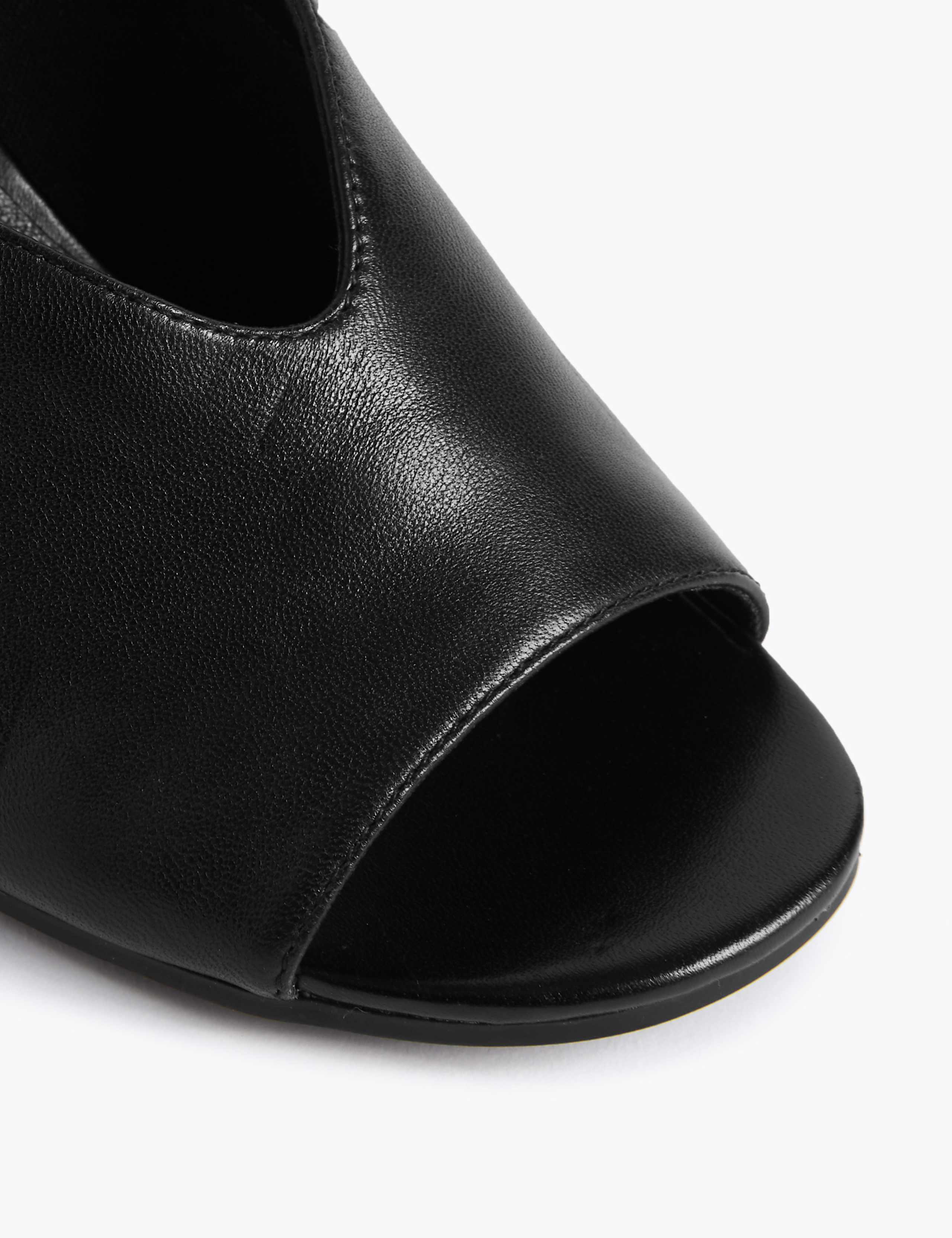 Leather Open Toe Mules 4 of 6