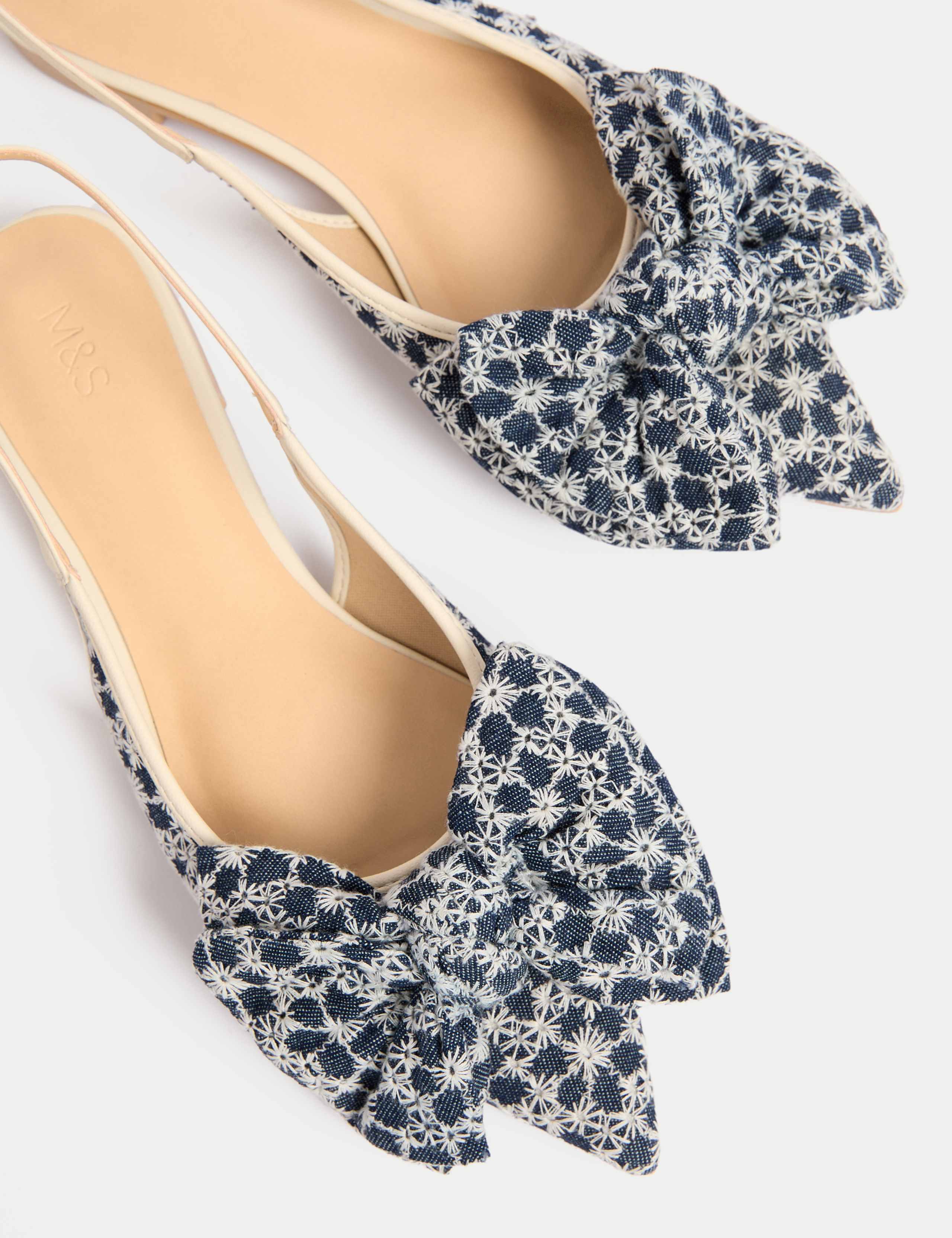 Floral Flatform Slingback Sandals 3 of 3
