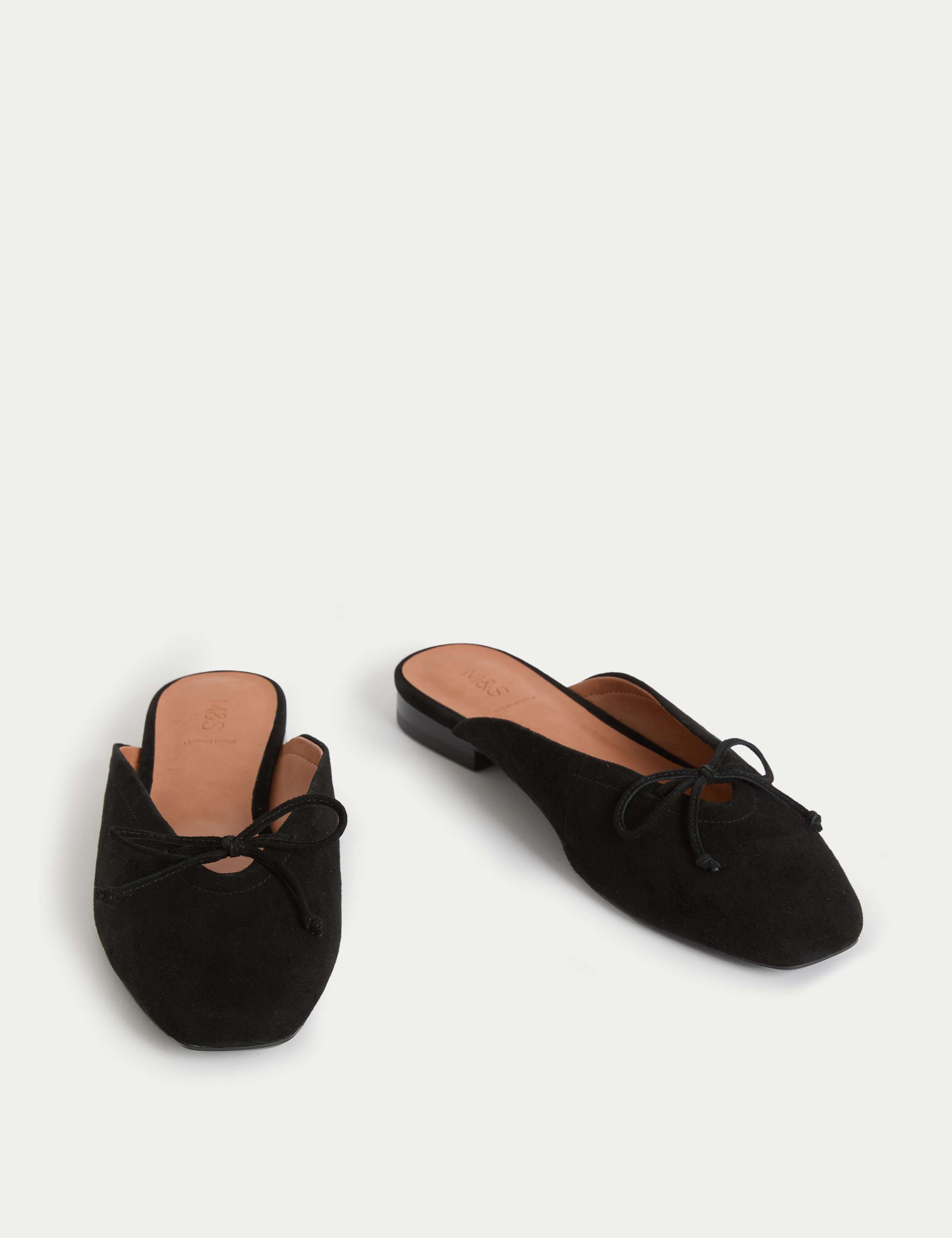 Suede Slip On Flat Ballet Pumps 2 of 3
