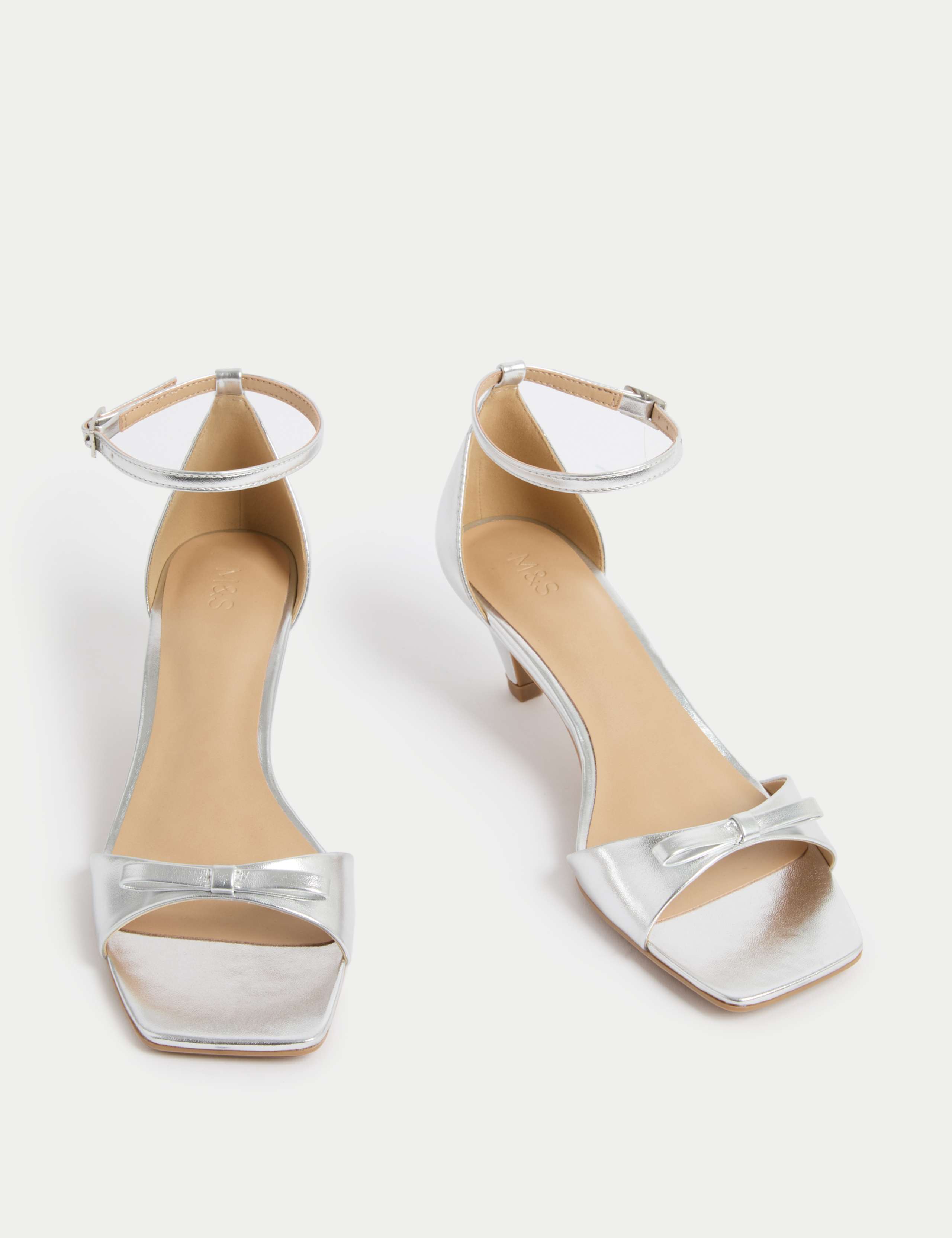 Buckle Kitten Heel Sandals 2 of 3