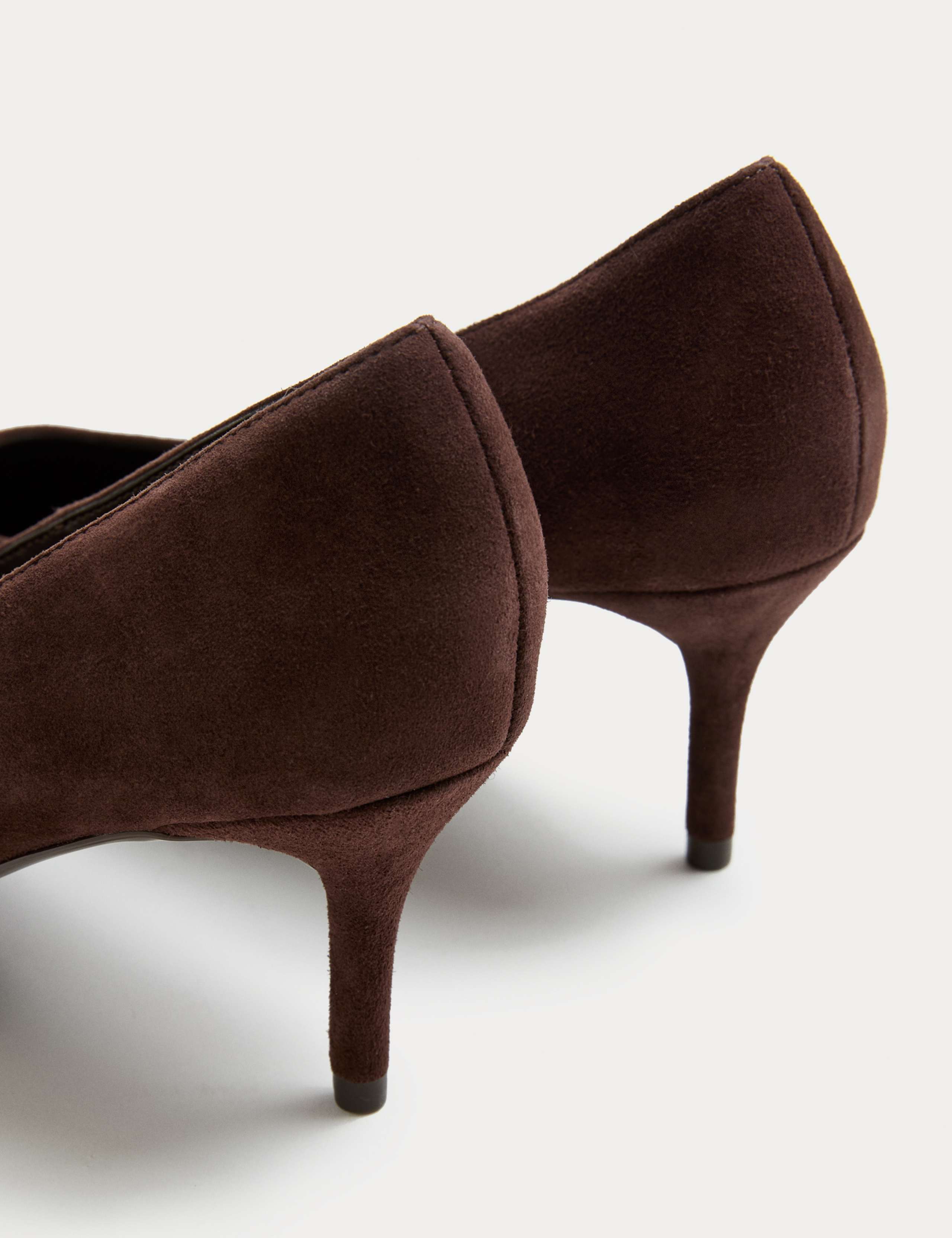 Suede Kitten Heel Court Shoes 3 of 3