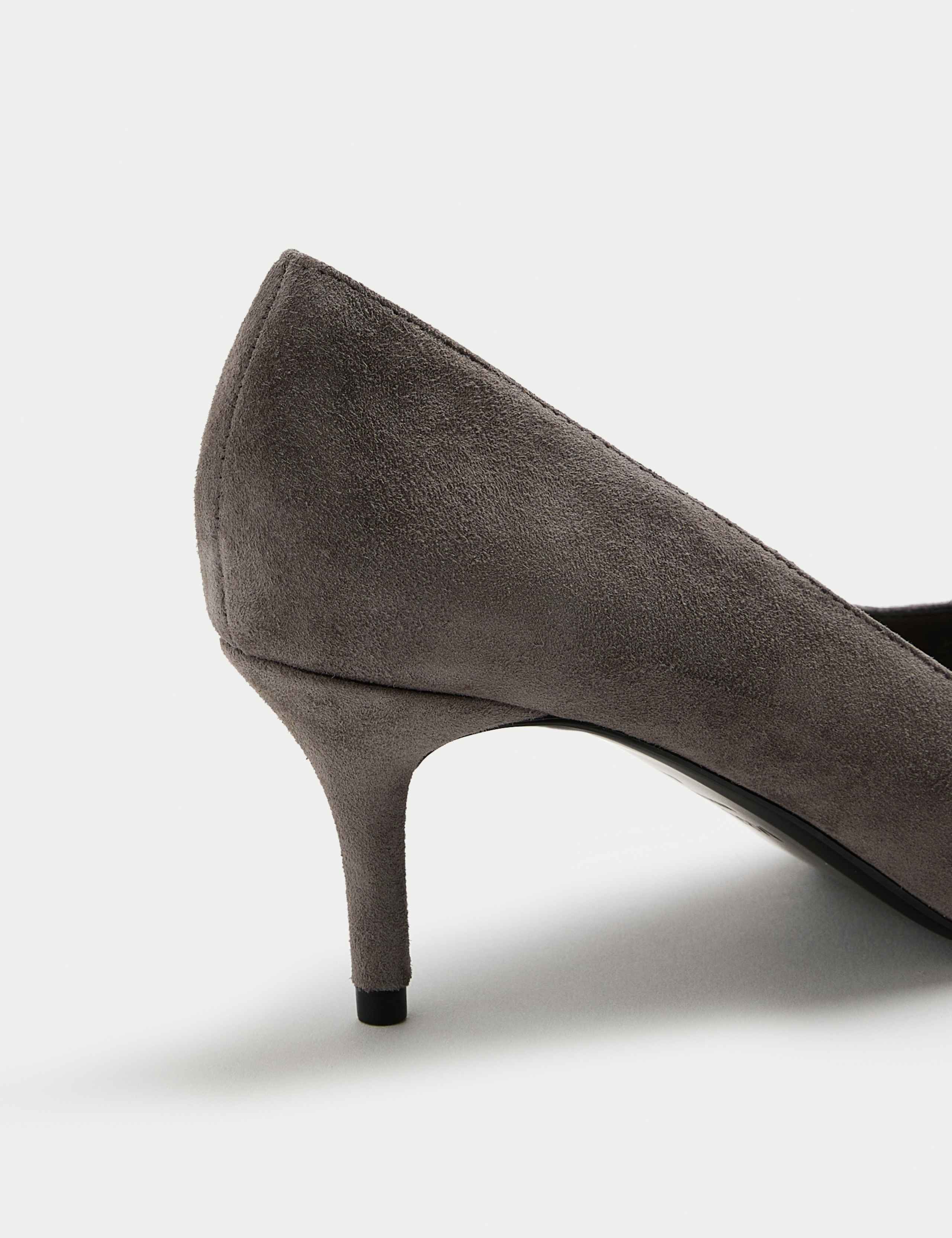 Suede Stiletto Heel Court Shoes 3 of 3