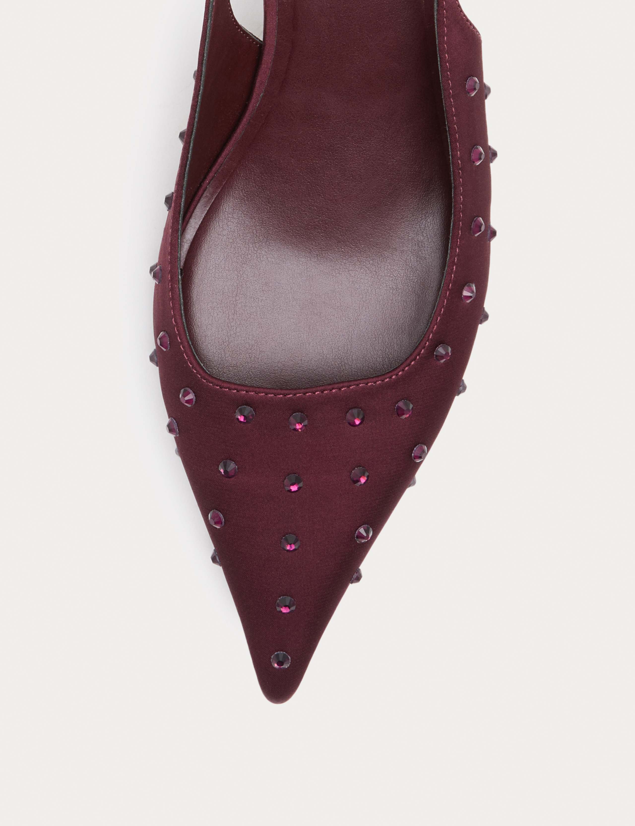 Studded Sparkle Kitten Heel Slingback Shoes 3 of 3