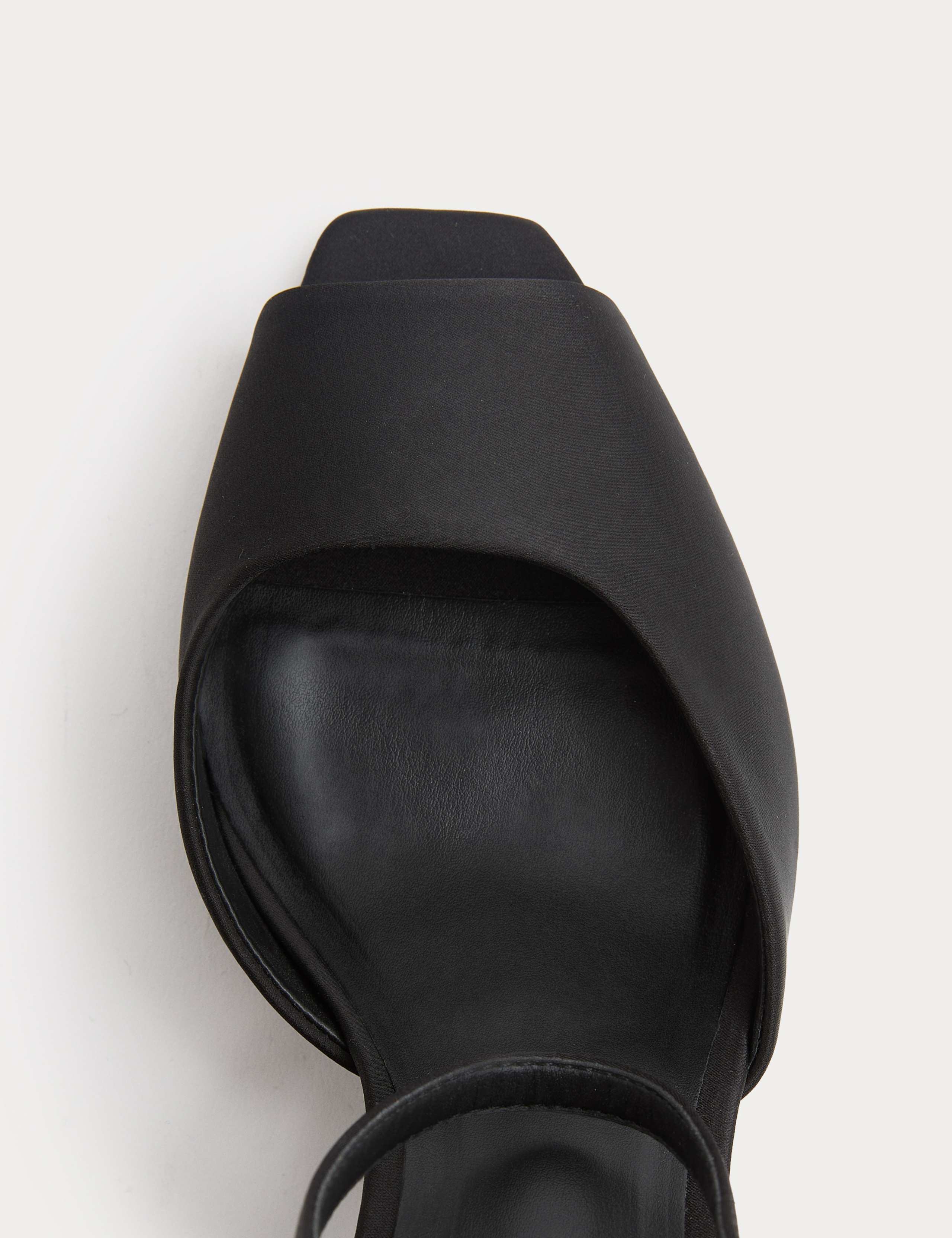 Satin Peep Toe Stiletto Heel Sandals 3 of 3