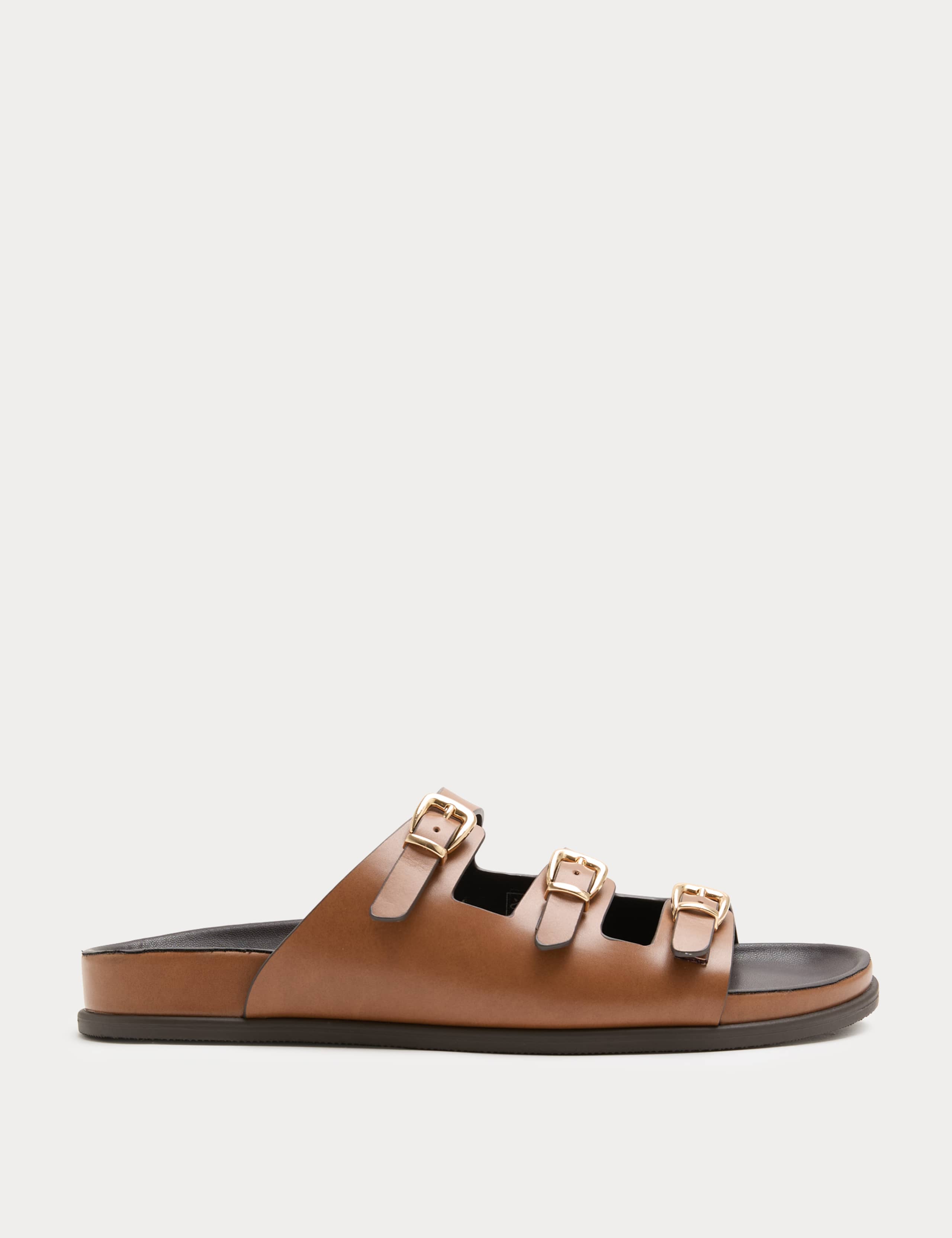 Triple Buckle Footbed Sandals 2 of 3