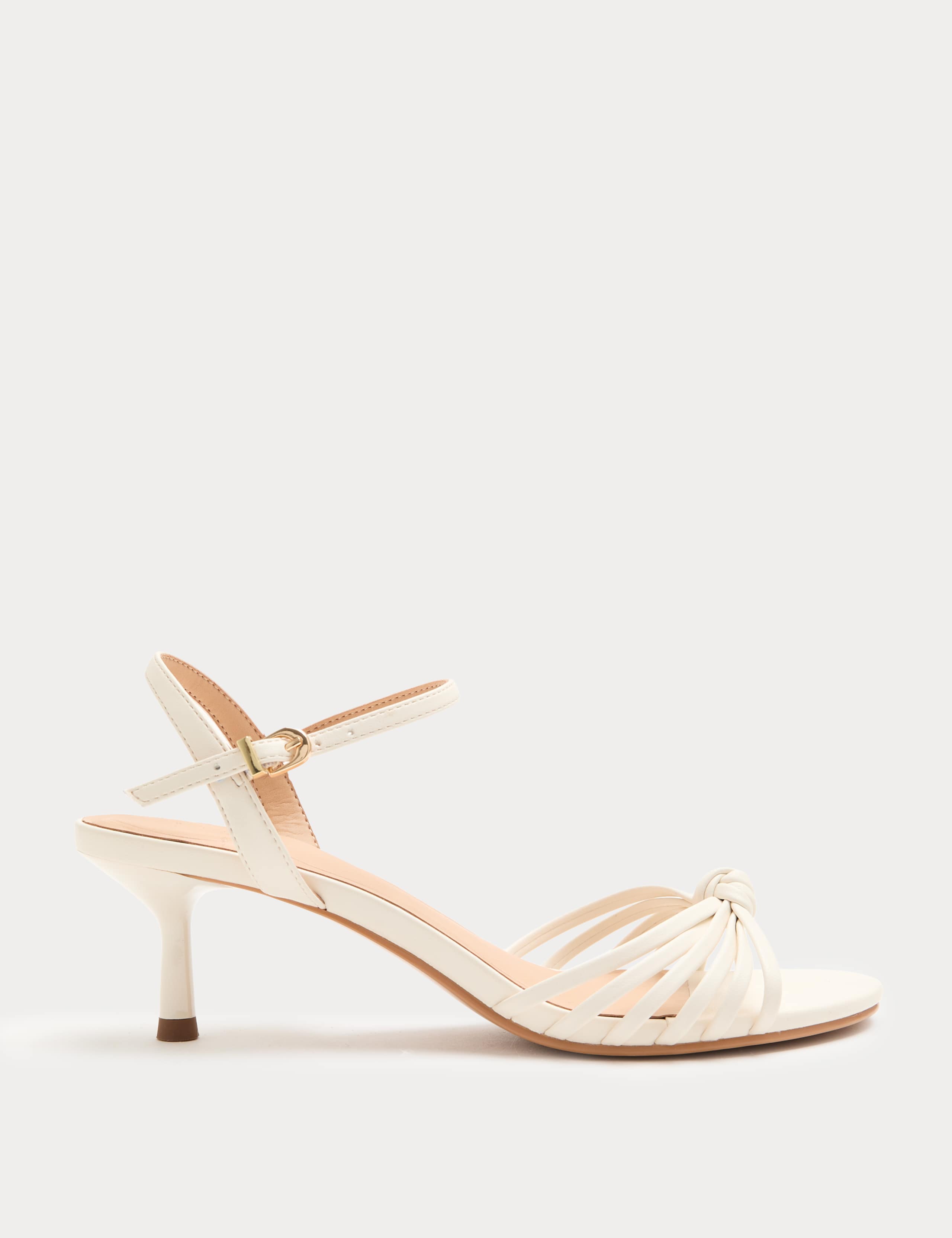 Knot Strappy Stiletto Heel Sandals 2 of 3