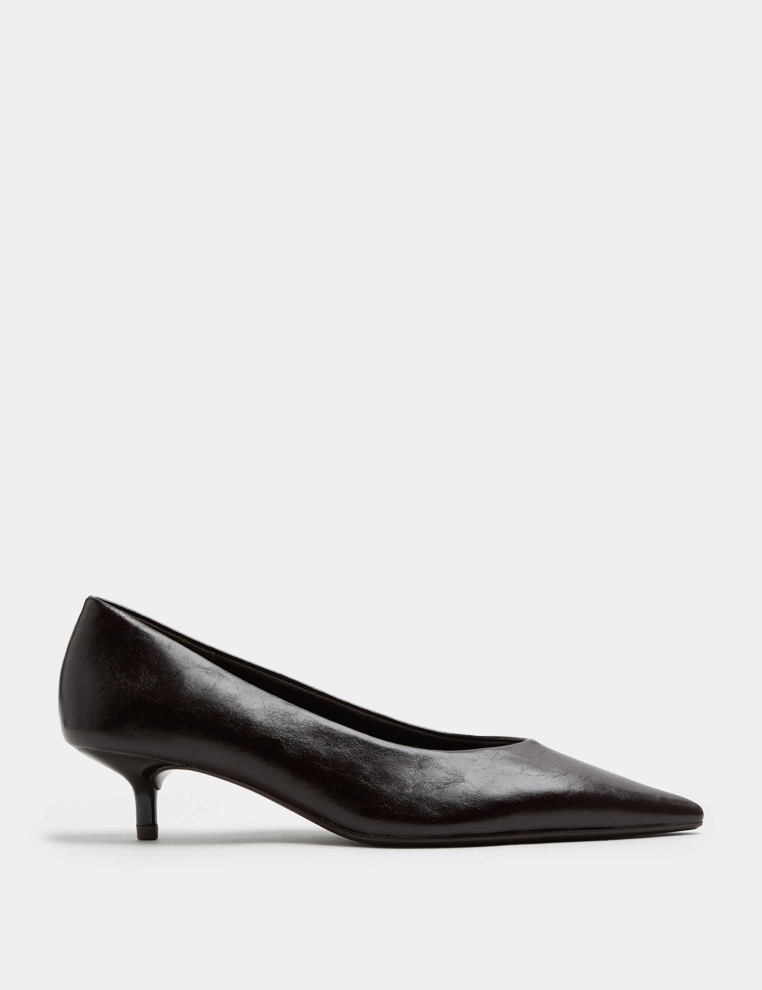 Kitten Heel Pointed Court Shoes 2 of 3