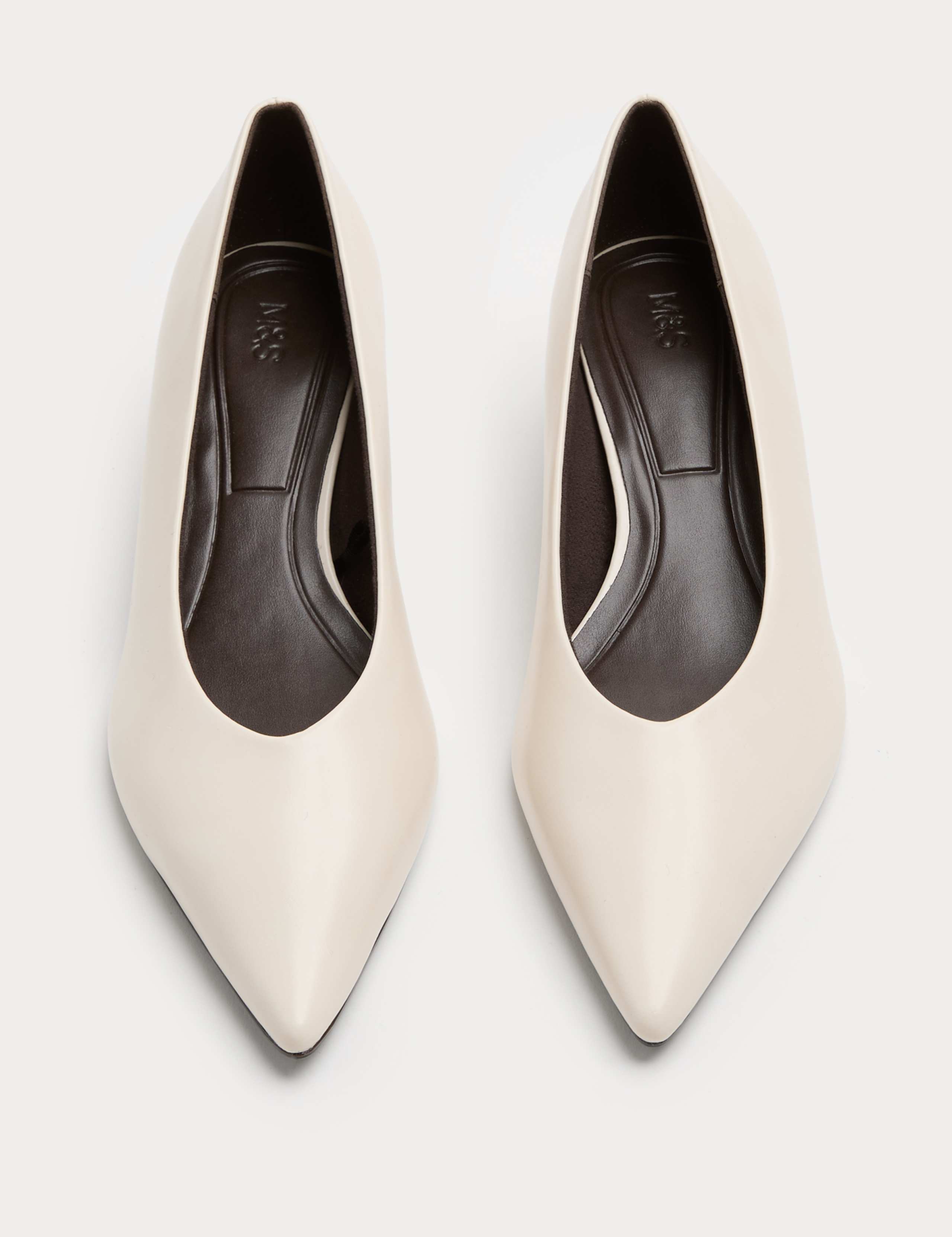 Kitten Heel Pointed Court Shoes 3 of 3
