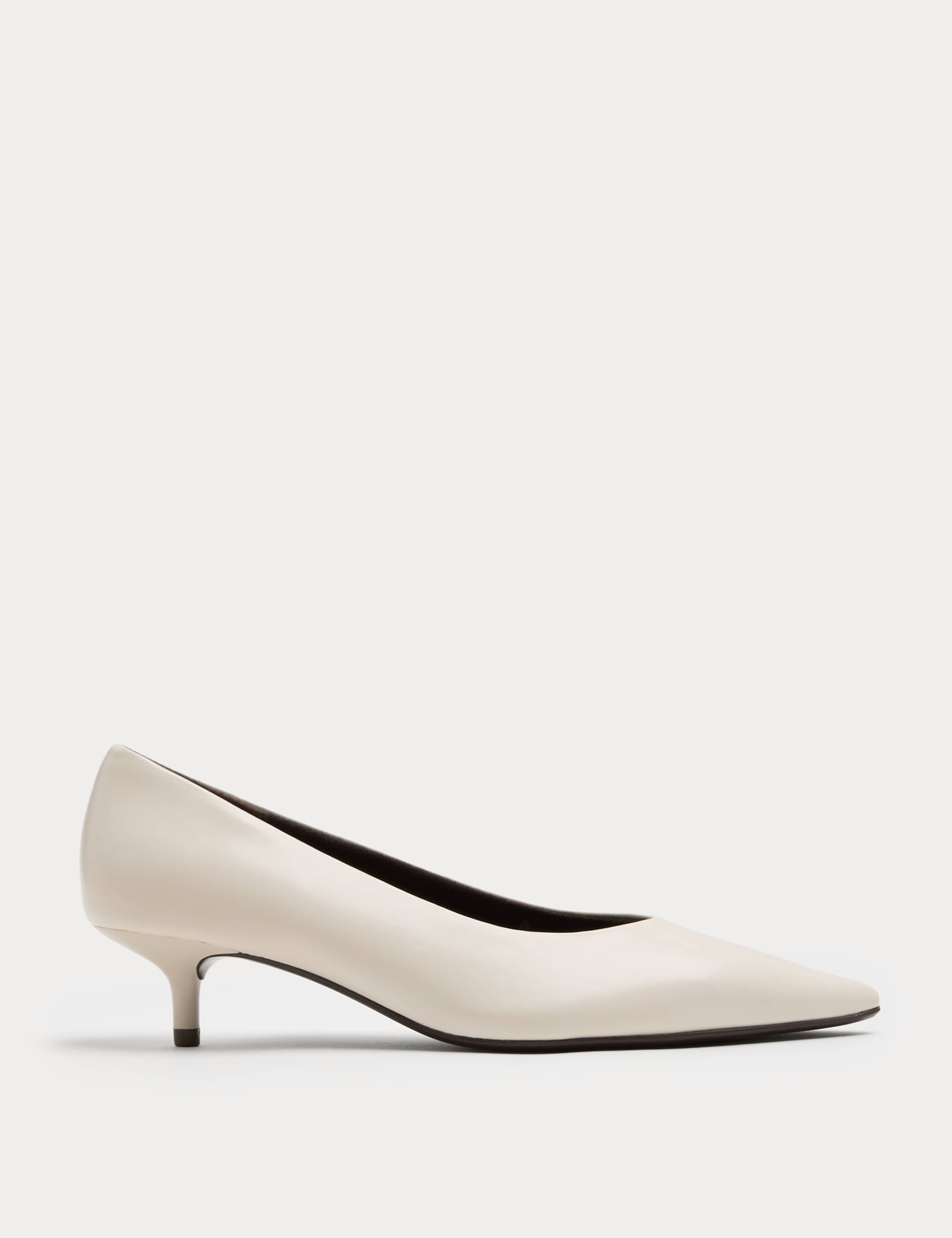 Kitten Heel Pointed Court Shoes 2 of 3