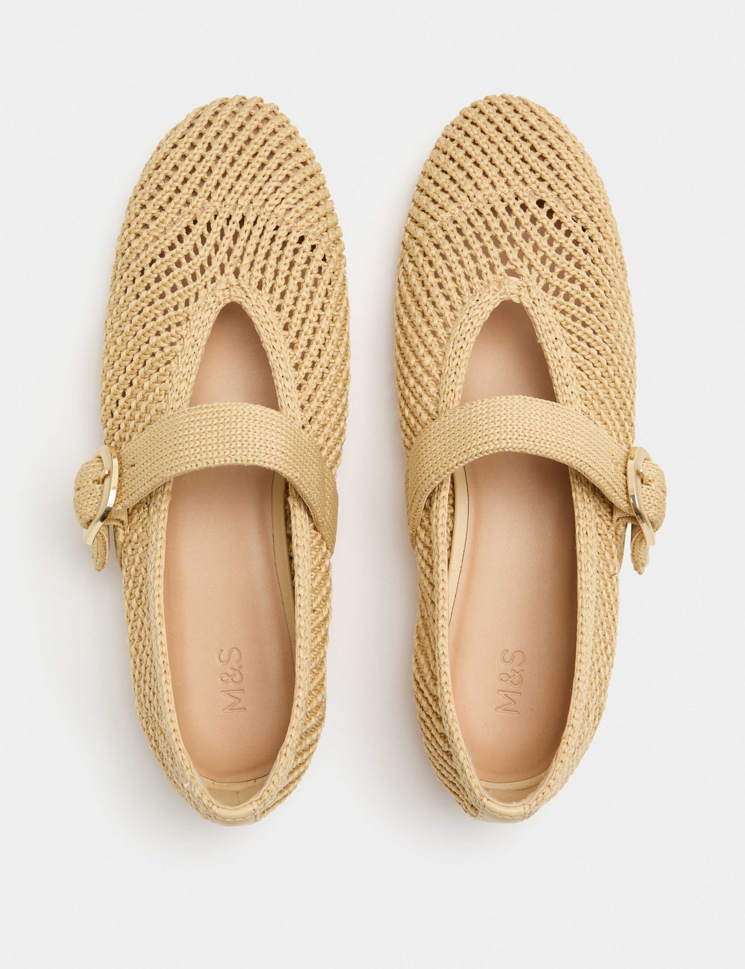 Buckle Flat Mary Jane Ballet Pumps 1 of 3