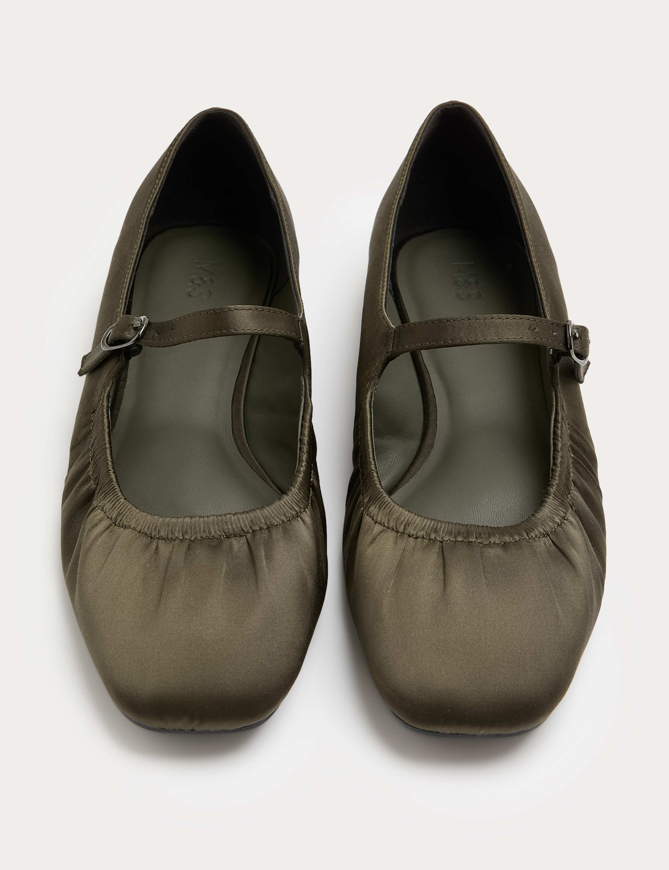 Satin Flat Mary Jane Ballet Pump 2 of 3