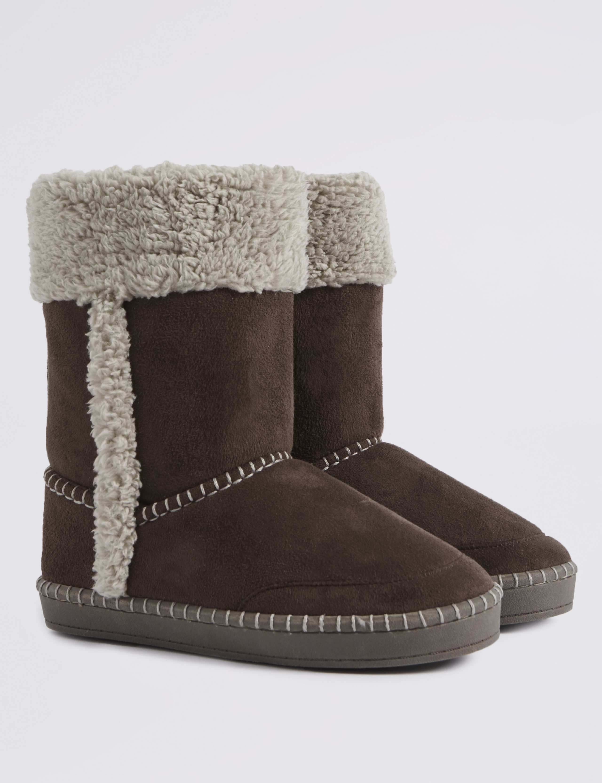 Fur Slipper Boots 3 of 6