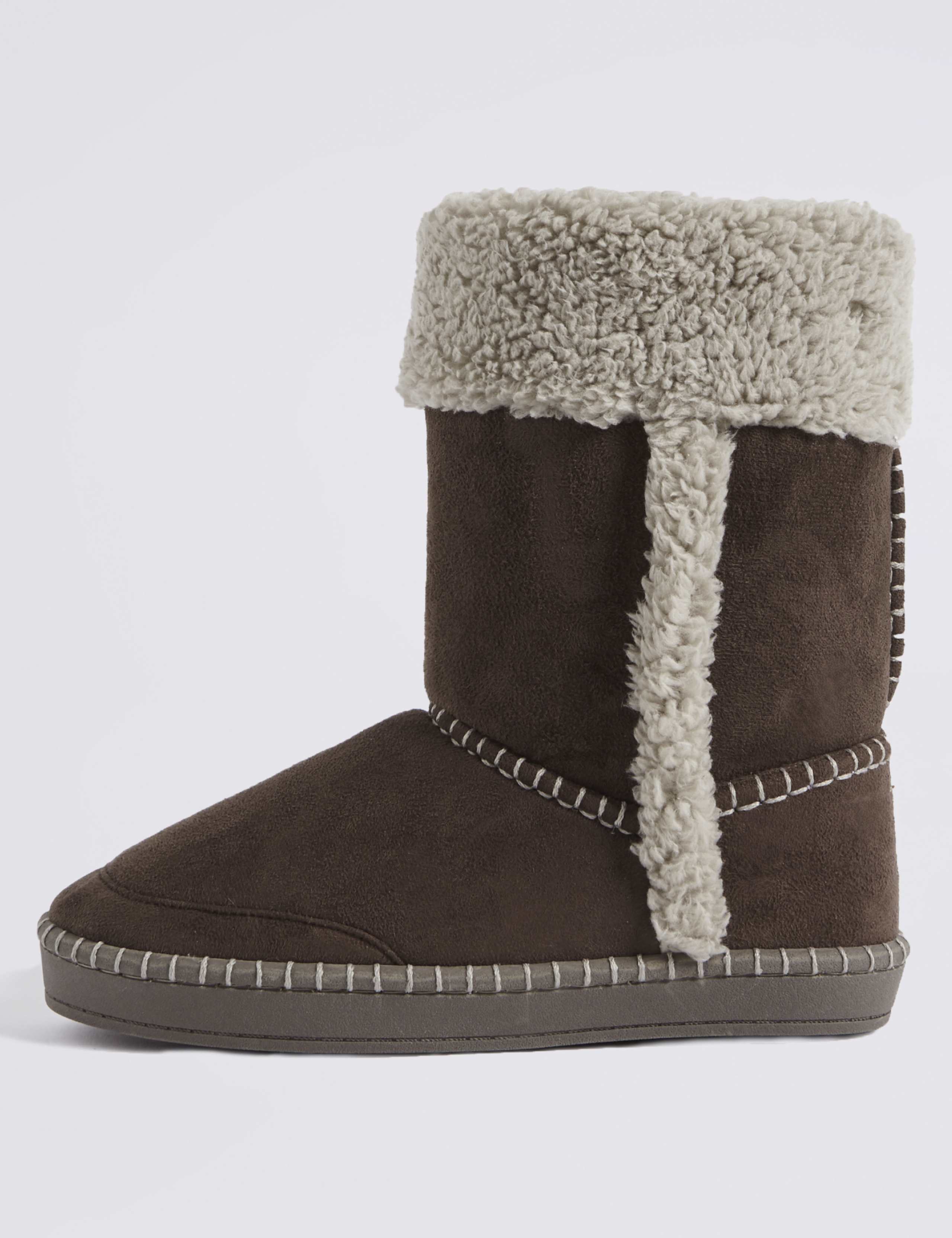 Fur Slipper Boots 5 of 6