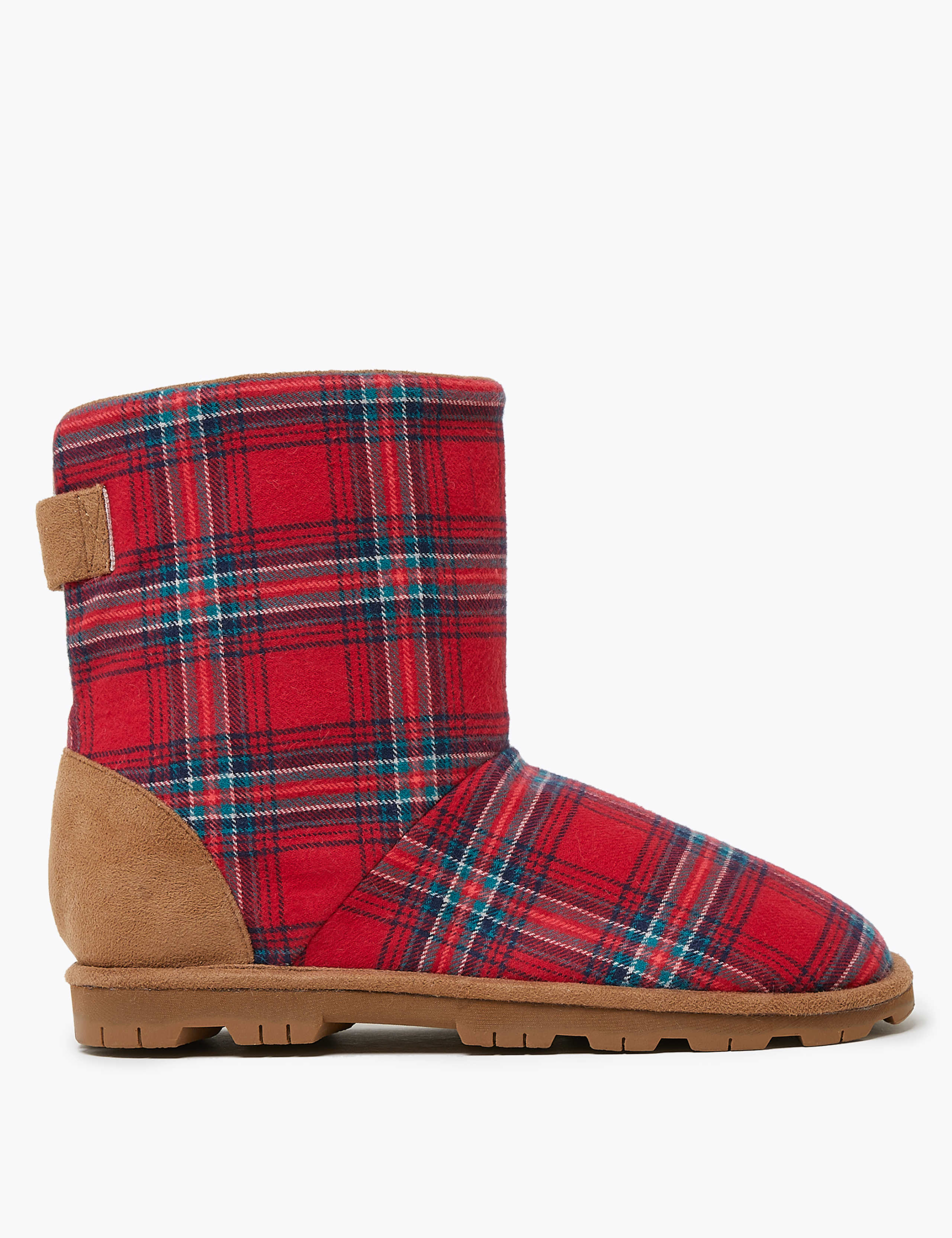 Checked Slipper Boots 2 of 7