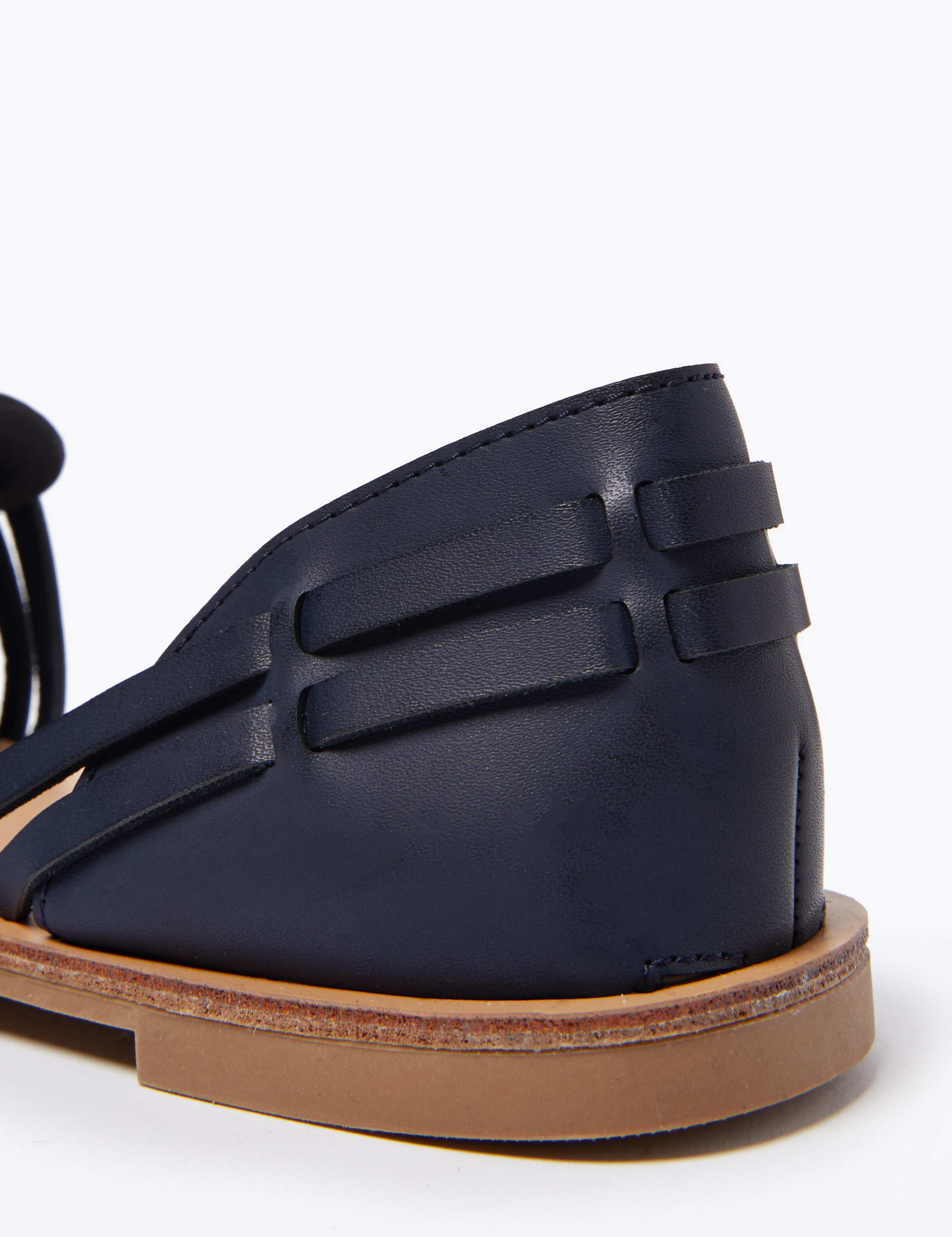 Woven Flat Open Toe Sandals 4 of 5