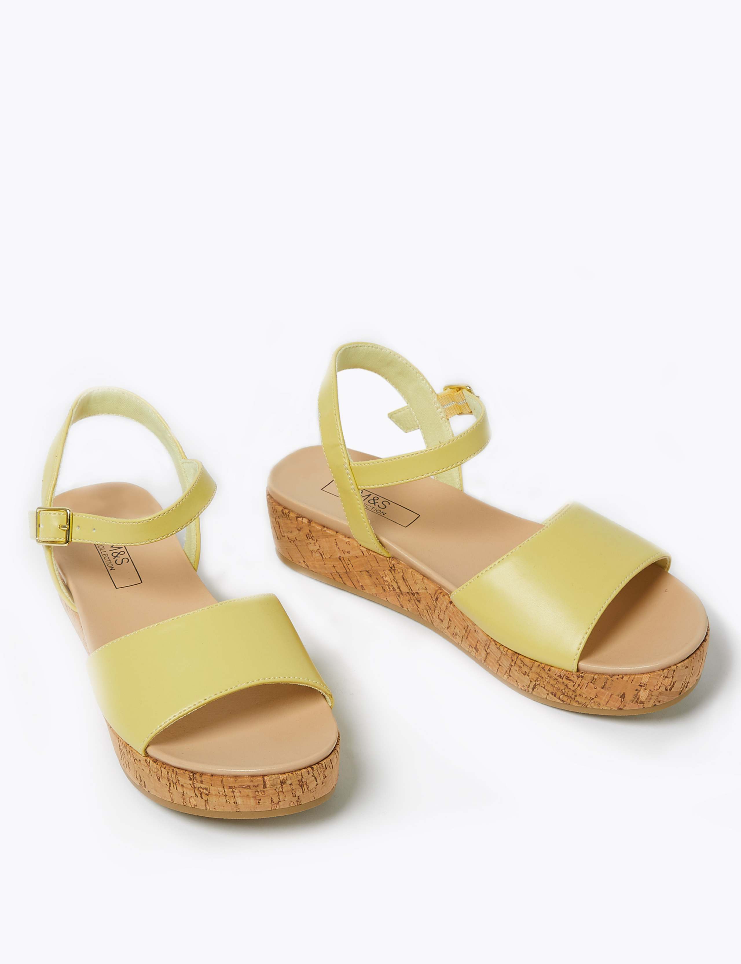 Ankle Strap Flatform Open Toe Sandals 2 of 4