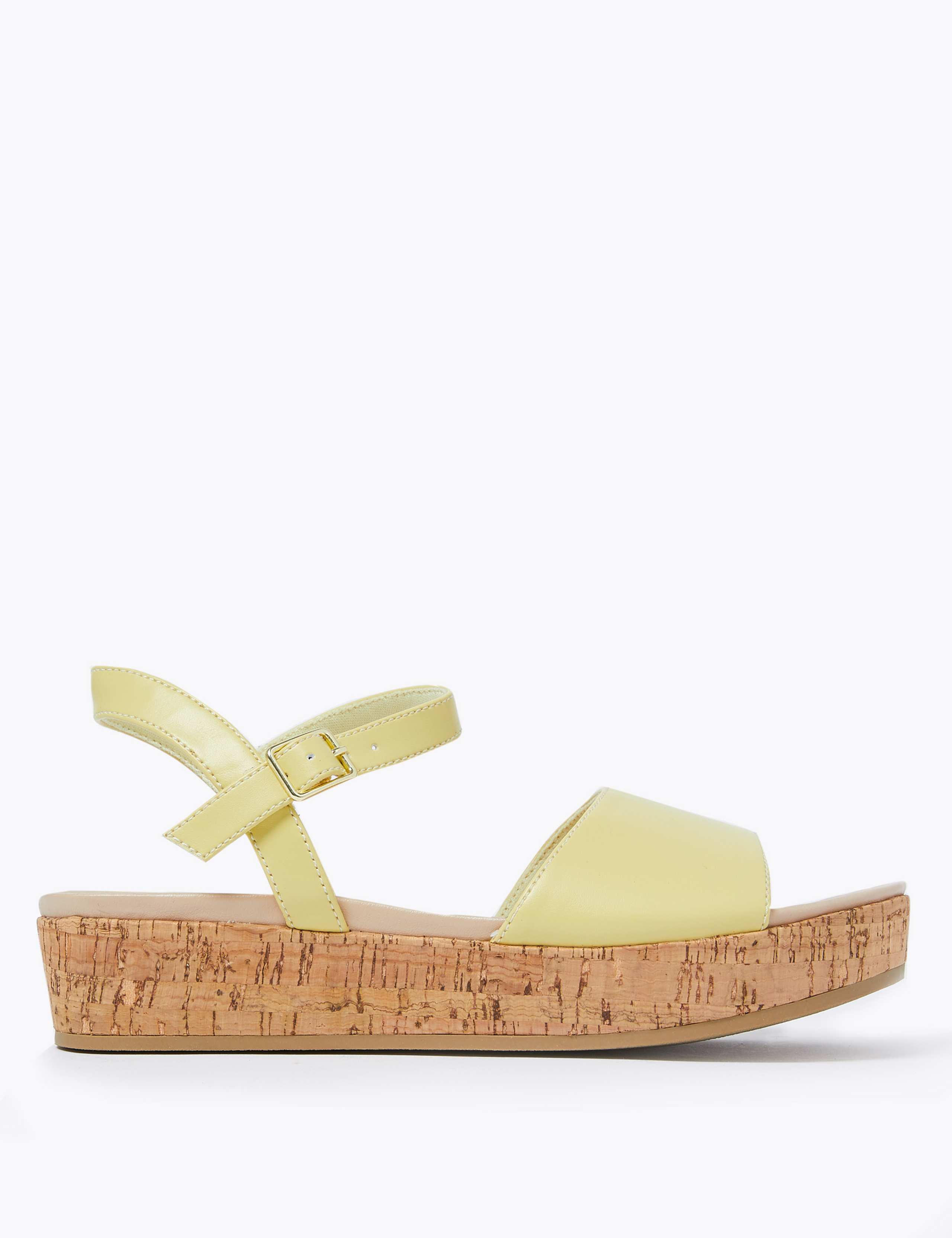 Ankle Strap Flatform Open Toe Sandals 1 of 4