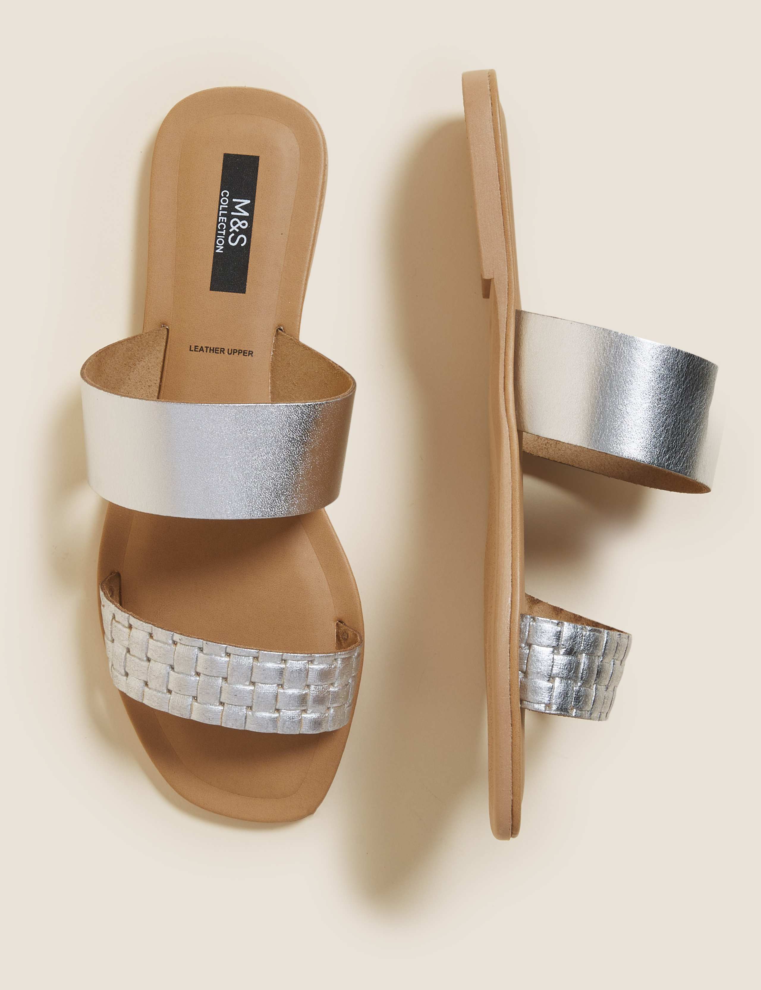 Leather Flat Mules 3 of 5