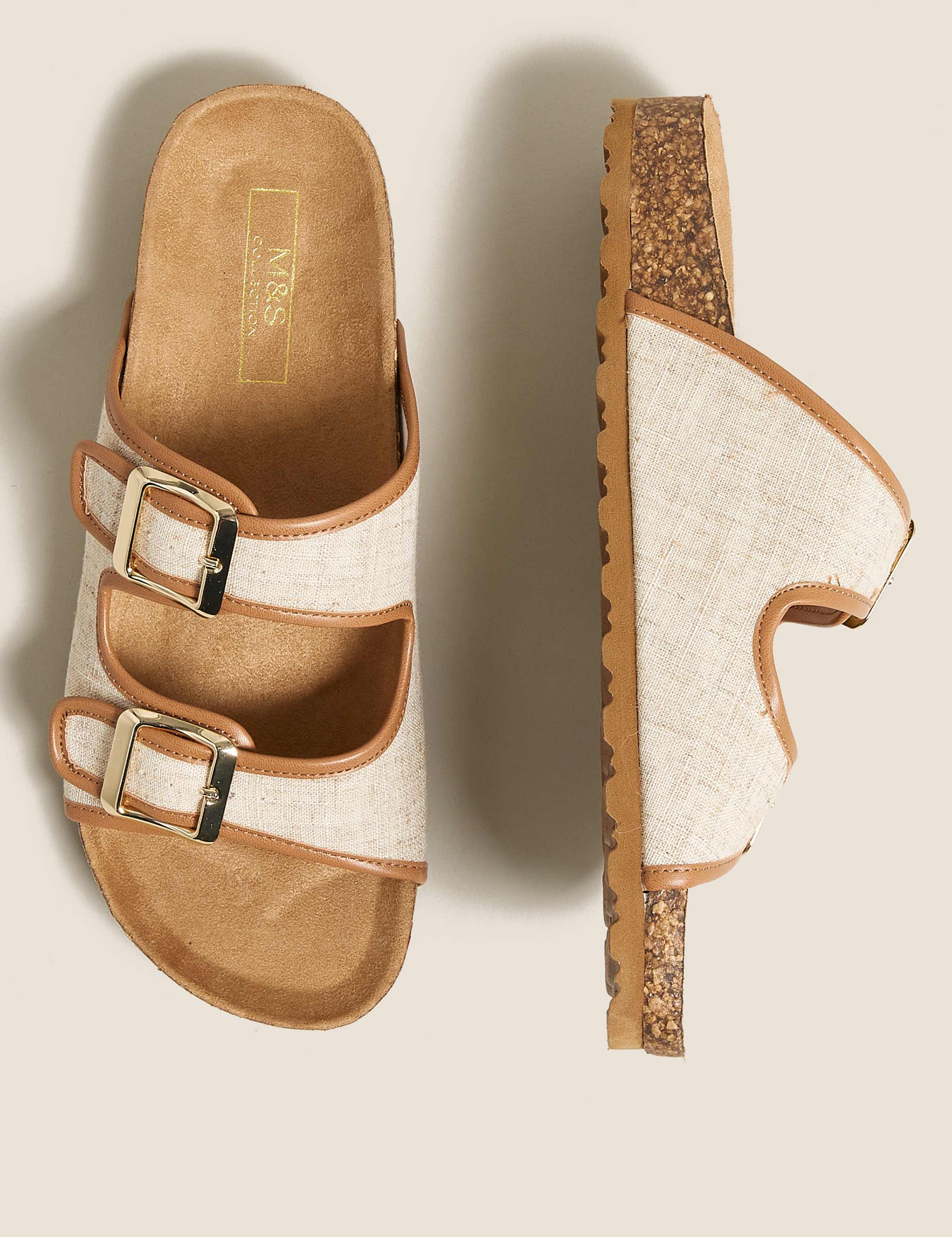 Buckle Flat Footbed Sandals 3 of 6